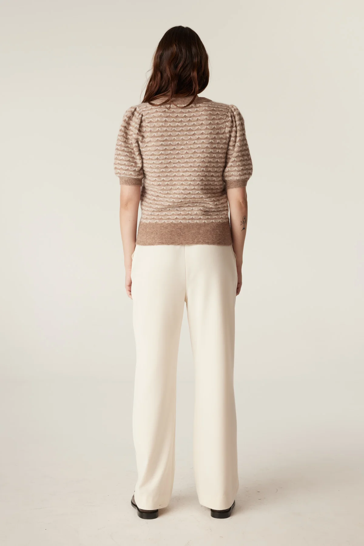 Annika Mohair Top - Latte - Image 5