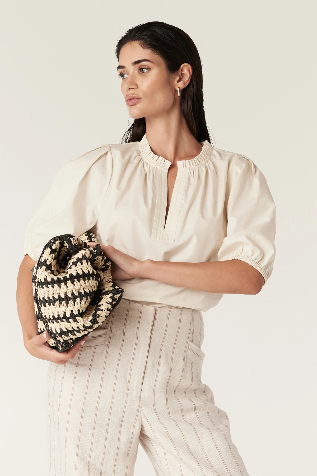 Ash Blouse - Ecru - Image 3