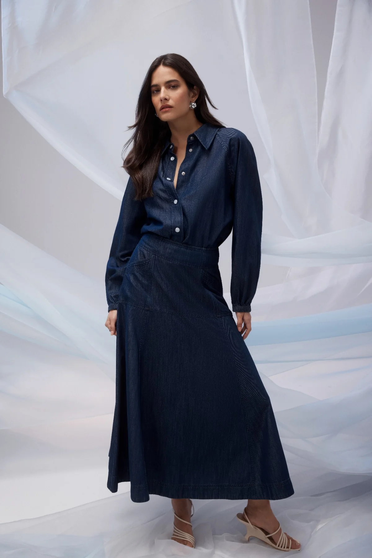 Bay Skirt - Indigo - Image 3