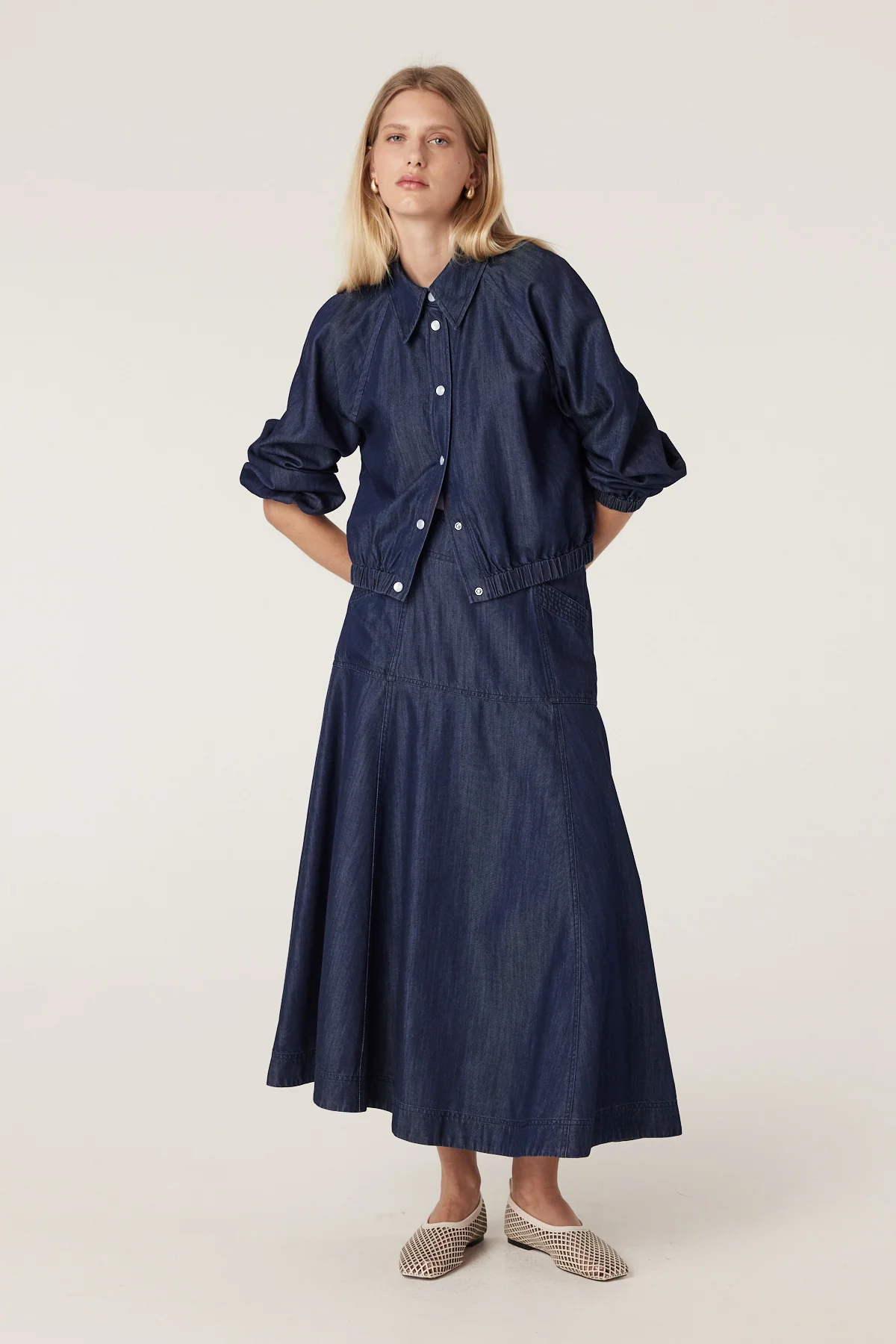 Bay Skirt - Indigo - Image 5