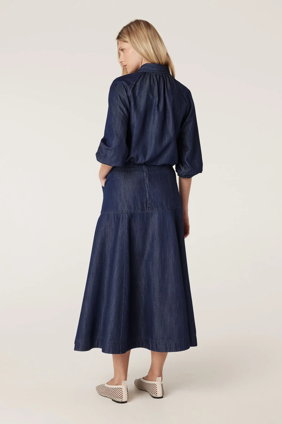 Bay Skirt - Indigo - Image 6