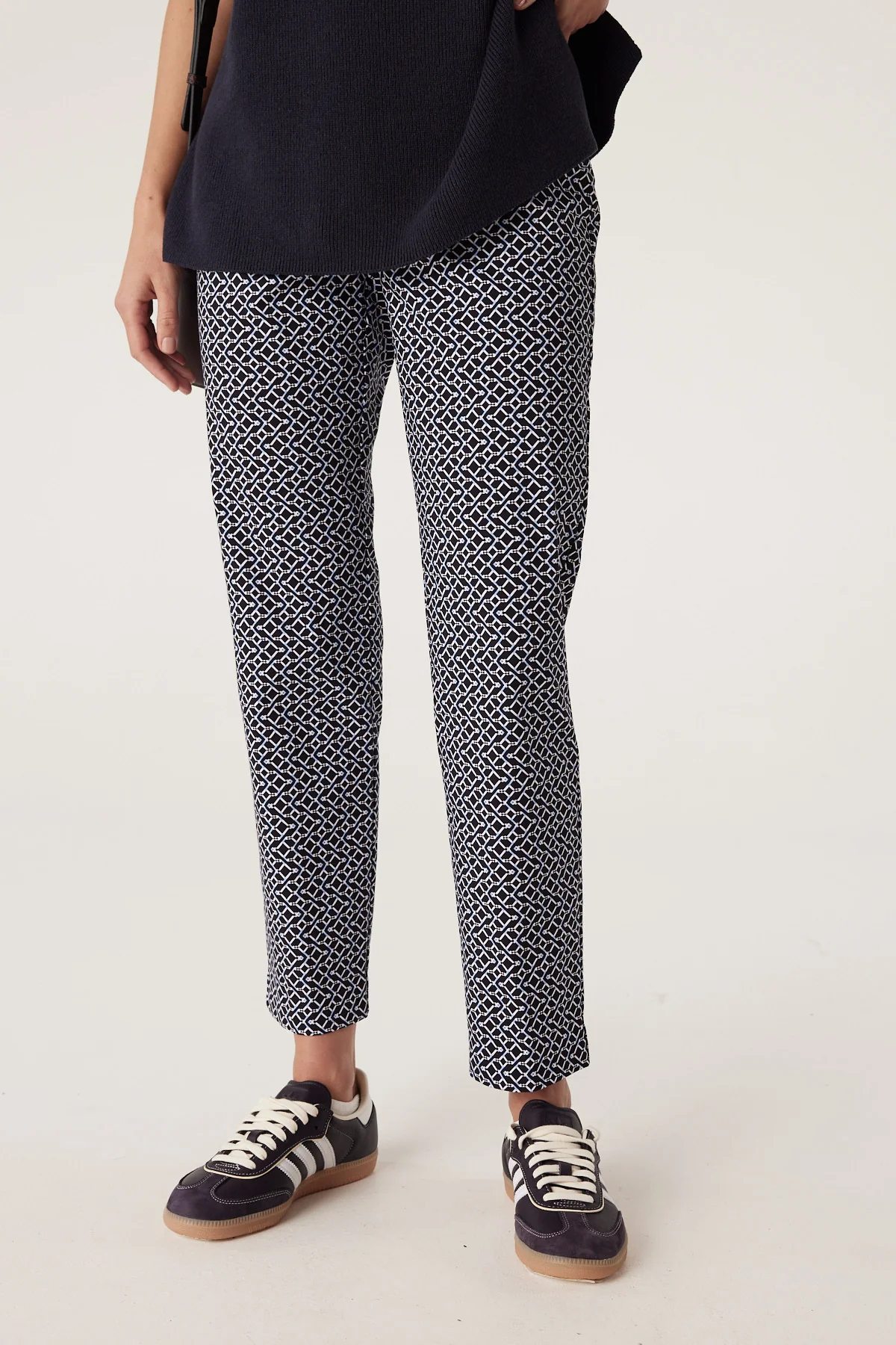 Bell Geo Pant - Navy Print - Image 3