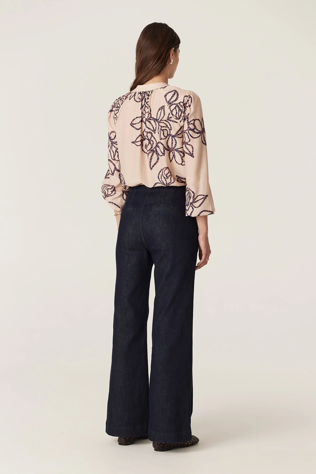 Bloom Blouse - Stencil Floral - Image 6