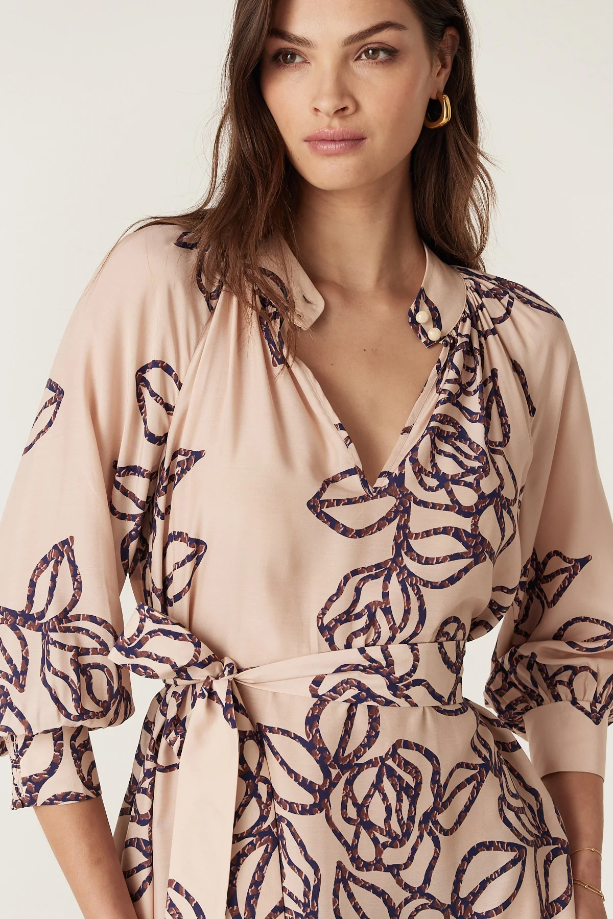 Bloom Dress - Stencil Floral - Image 4