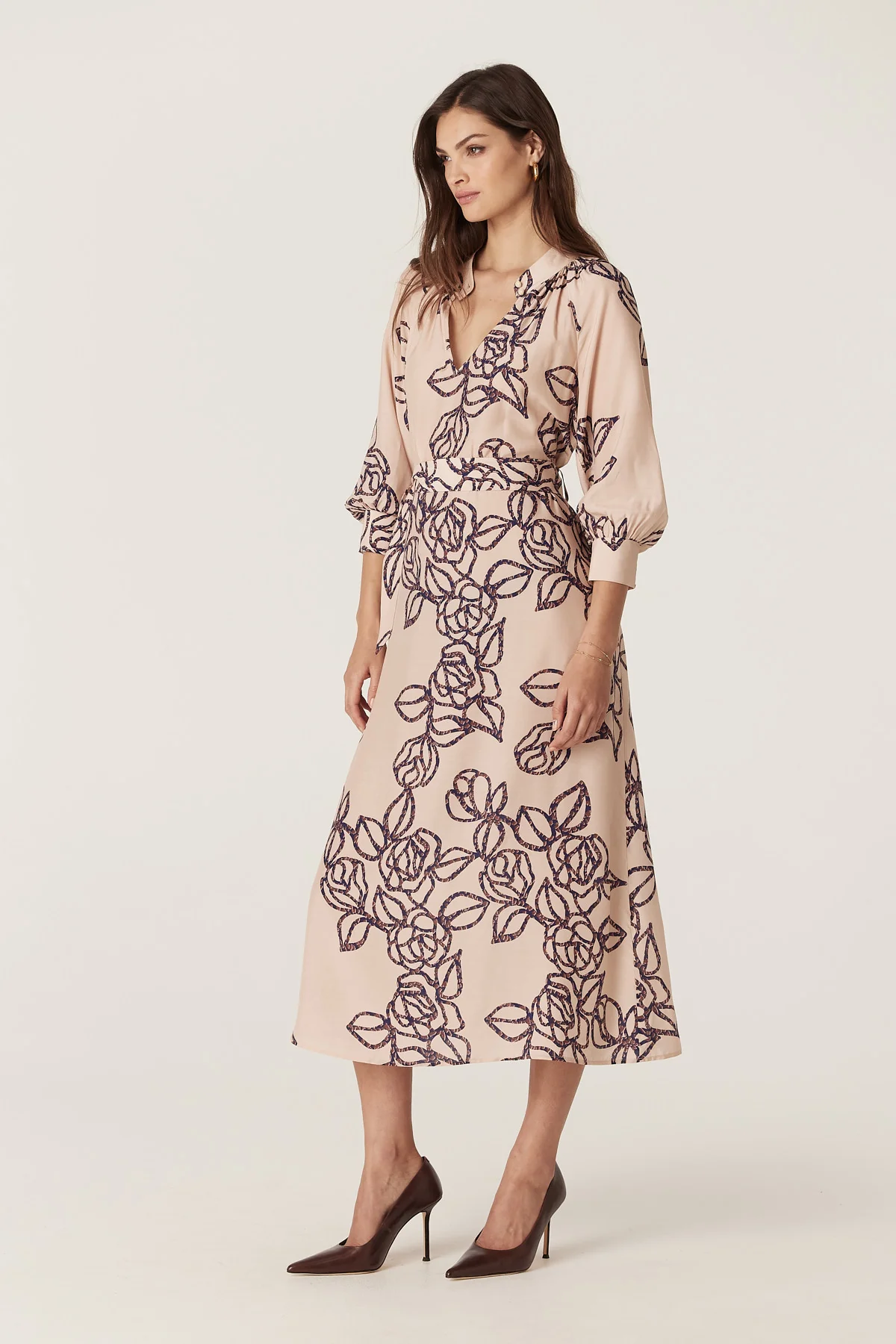 Bloom Dress - Stencil Floral - Image 6