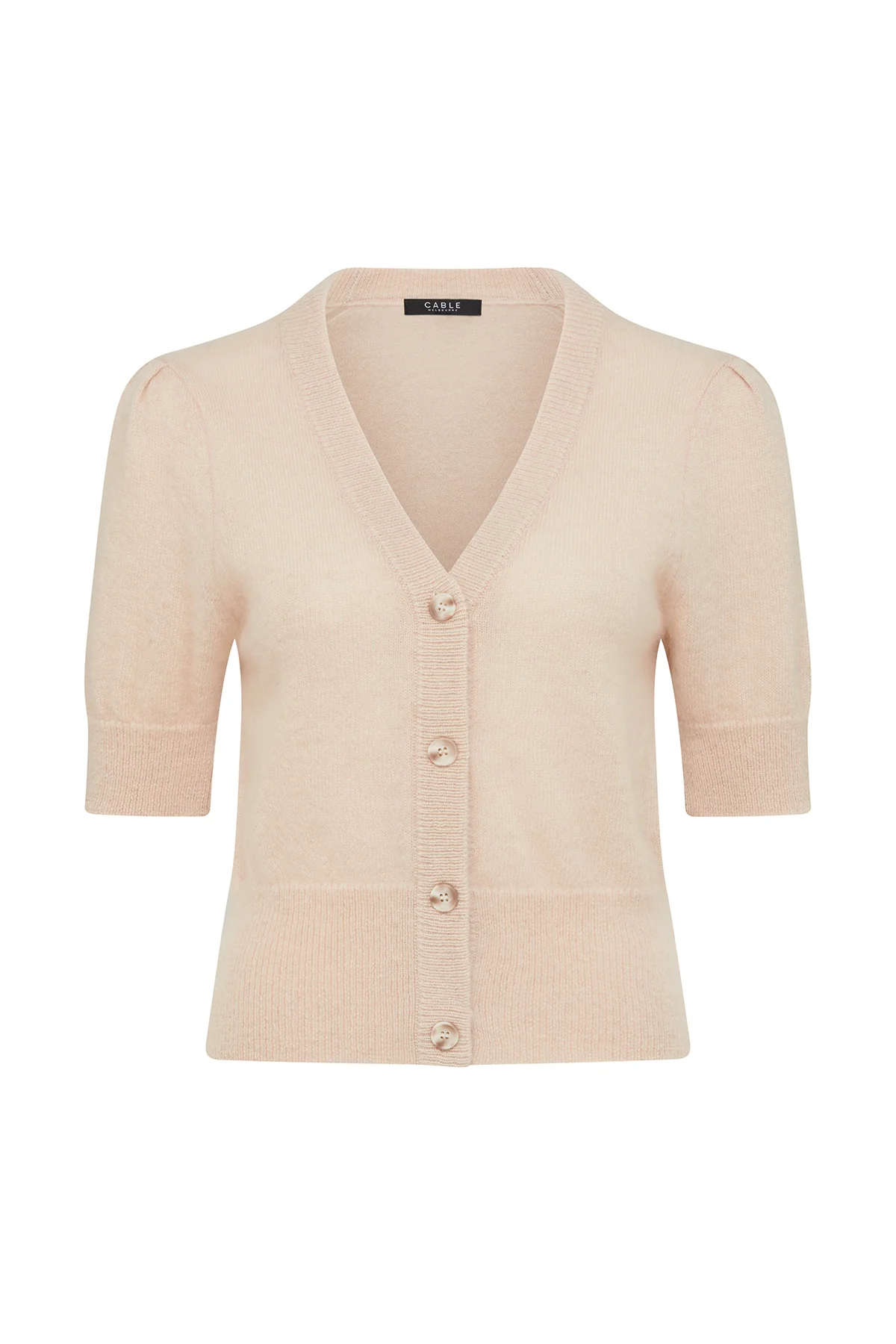 Cashmere Spring Cardigan - Fawn - Image 2