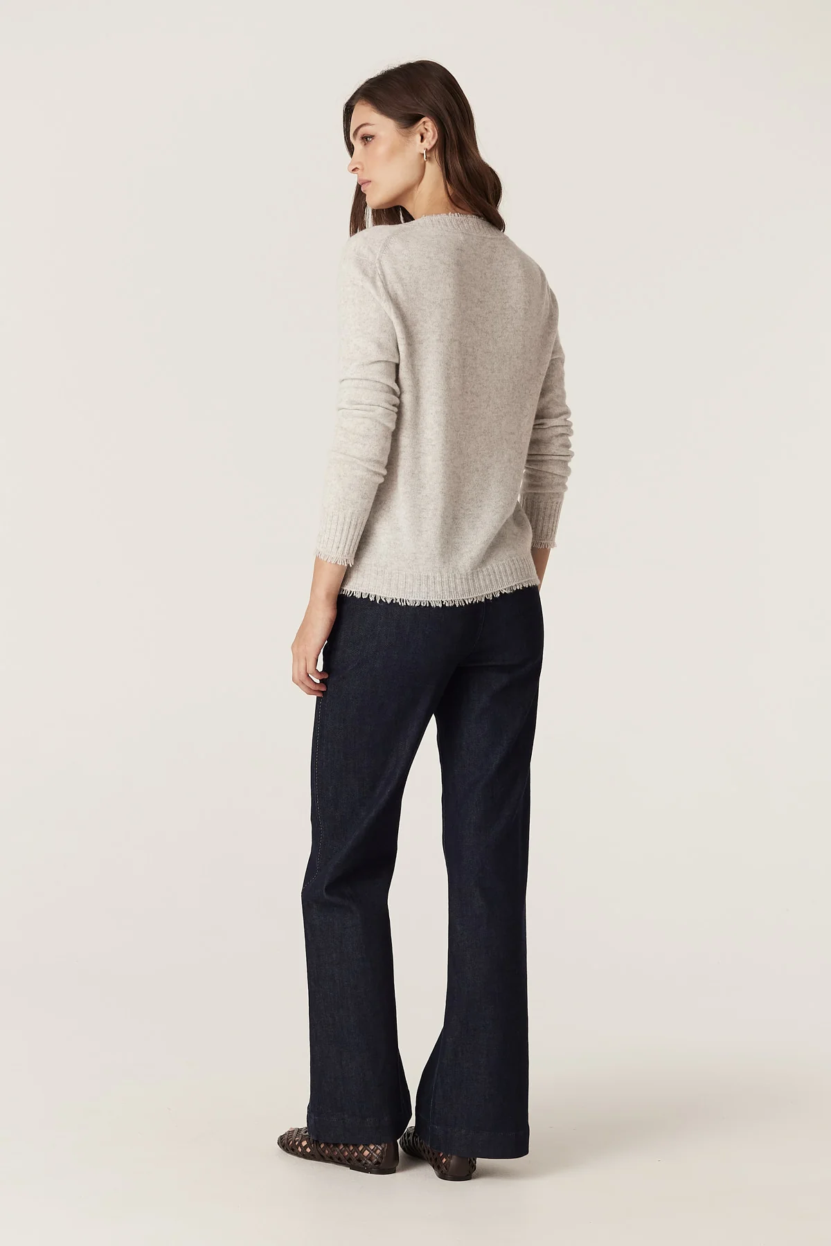 Cashmere Wool Aura Jumper - Frost - Image 5