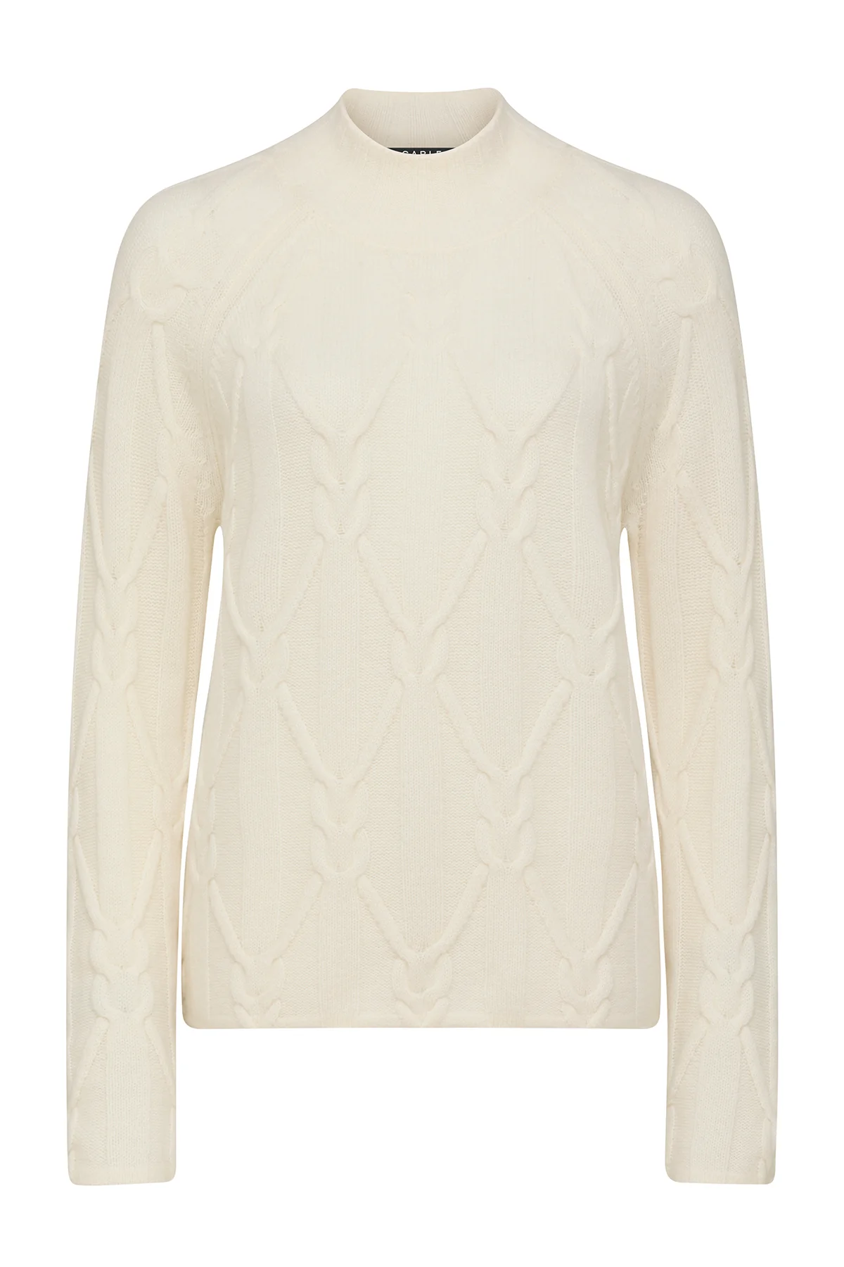 Cashwool Cable Jumper - Milk - Image 2