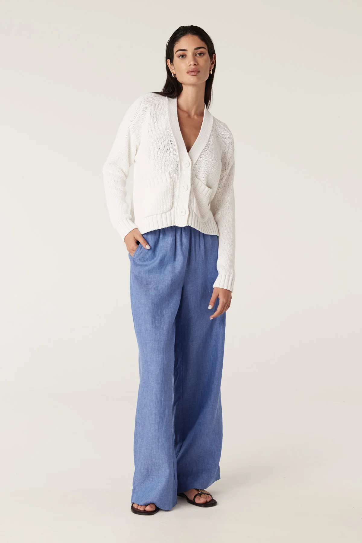 Coast Knit Cardigan - Milk - Image 6