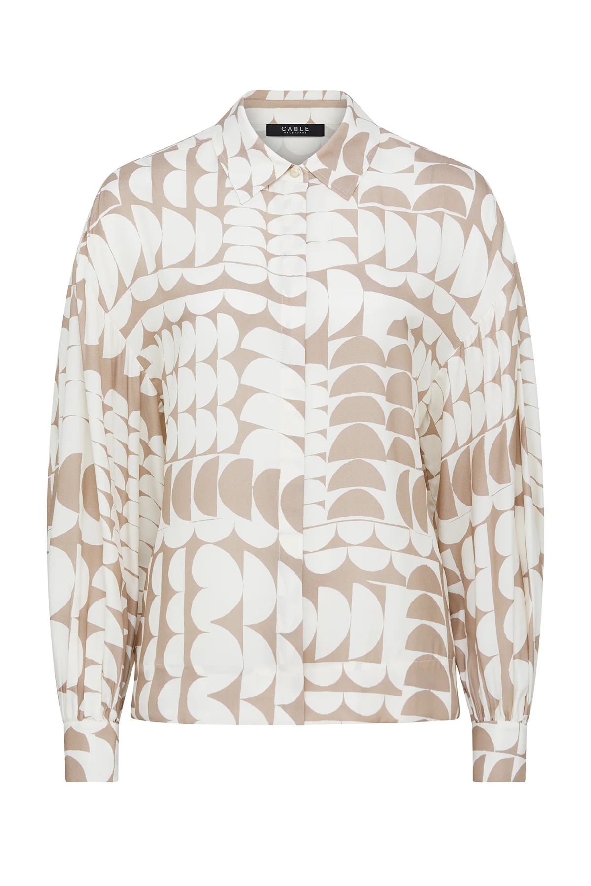 Dune Blouse - Half Moon Print - Image 2