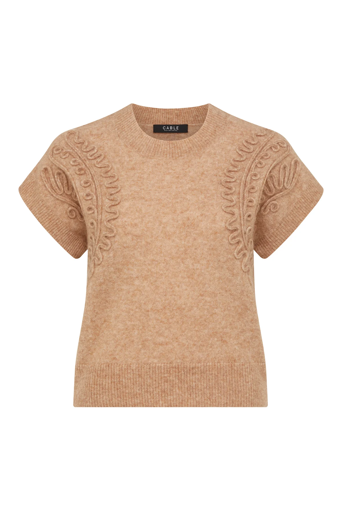 Elena Knit Top - Toffee - Image 2