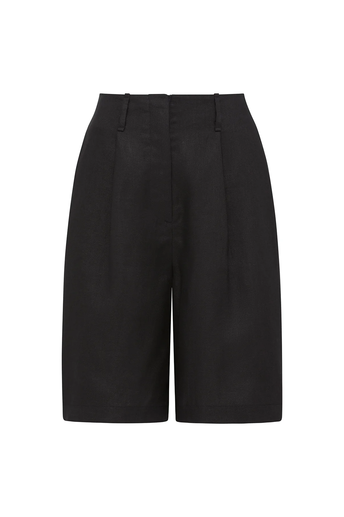 Elm Linen Short - Black - Image 2