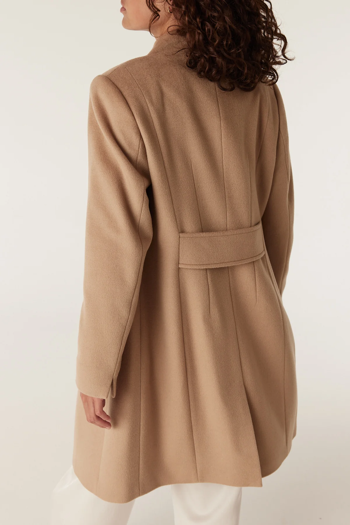 Eton Wool Coat - Camel - Image 3