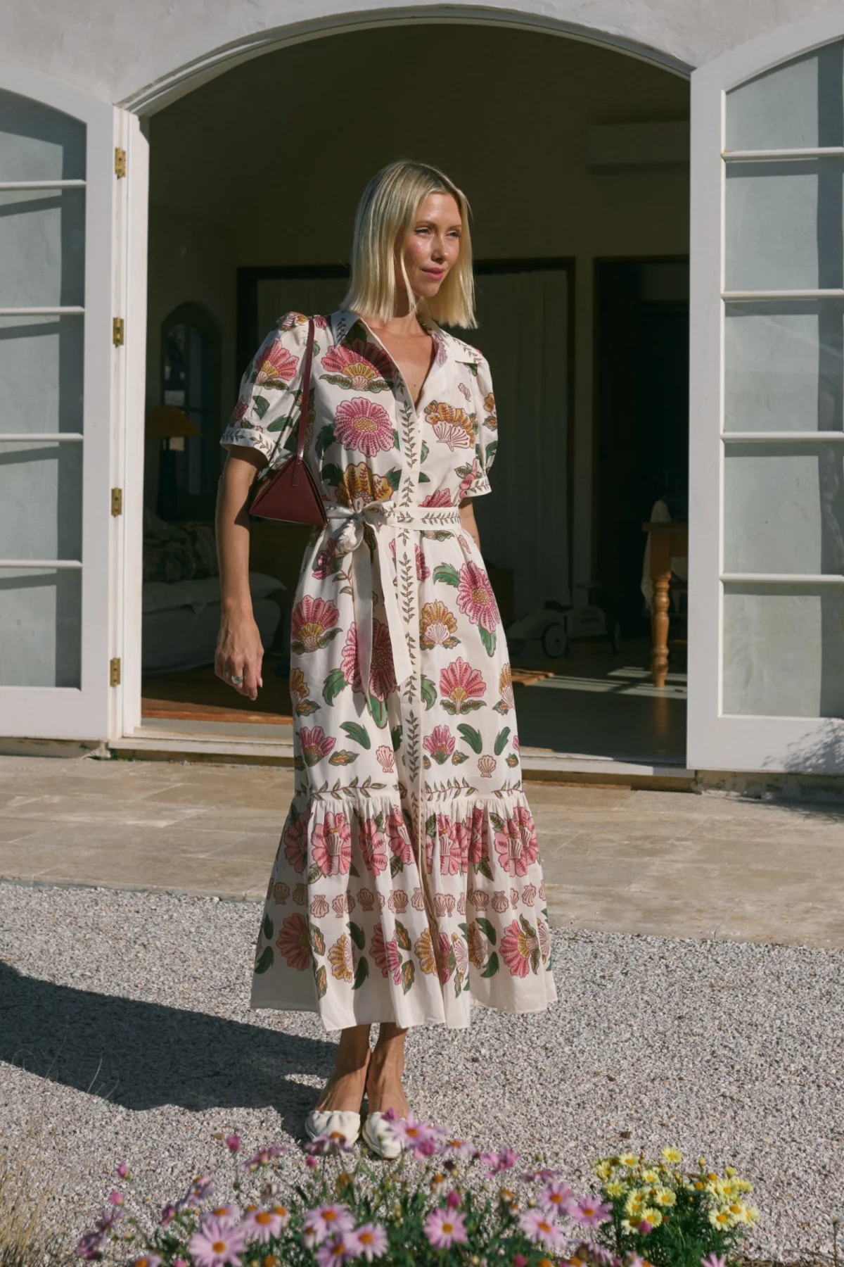 Evita Maxi Dress - Rosa Floral - Image 3