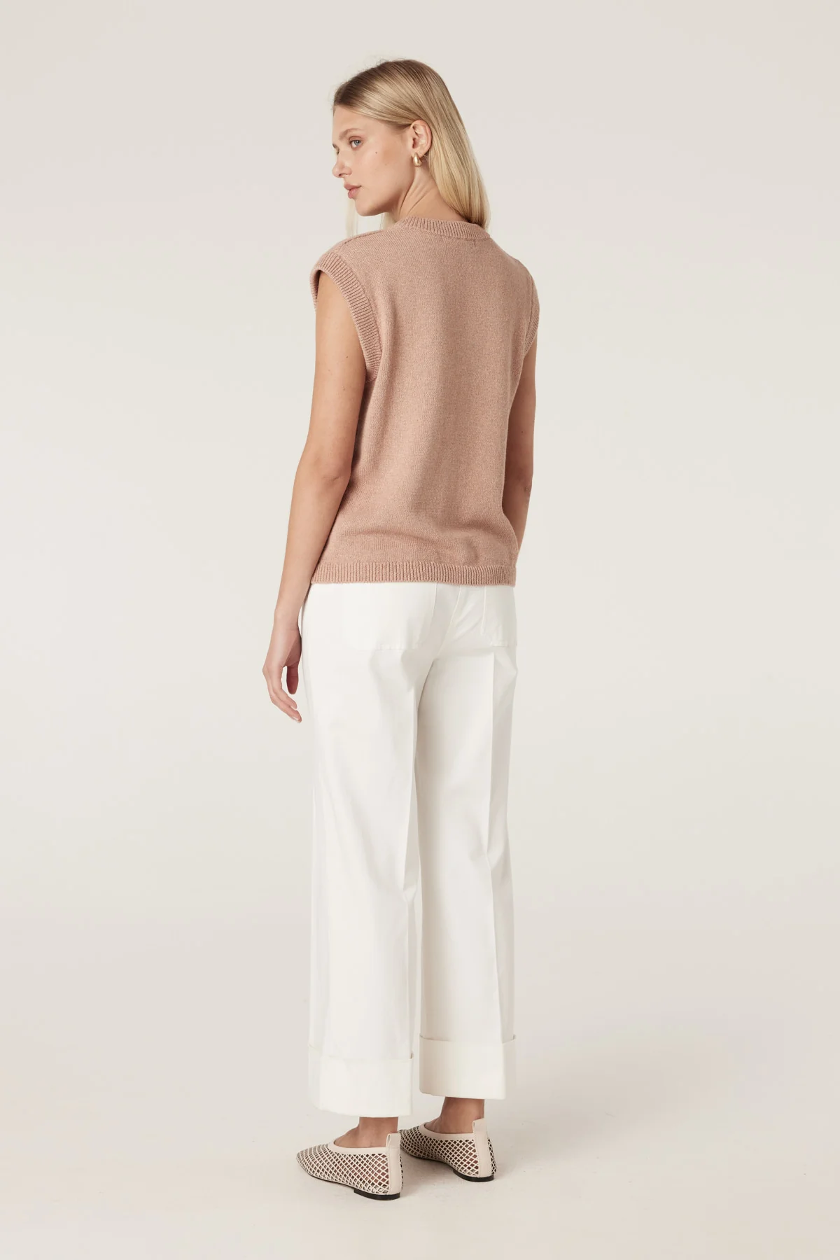 Flax Scoop Top - Terracotta - Image 6