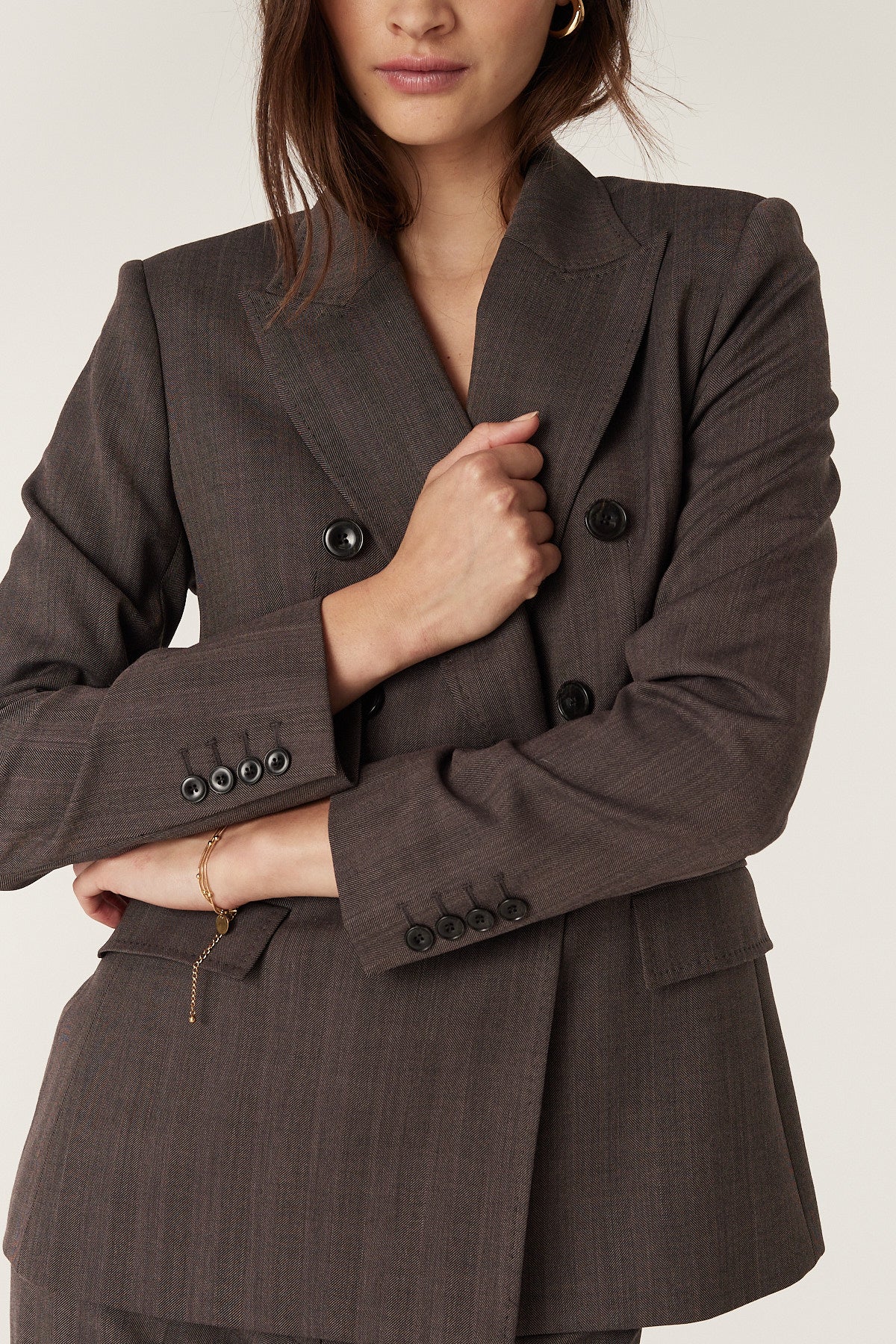 Fletcher Wool Blazer - Mocha - Image 4
