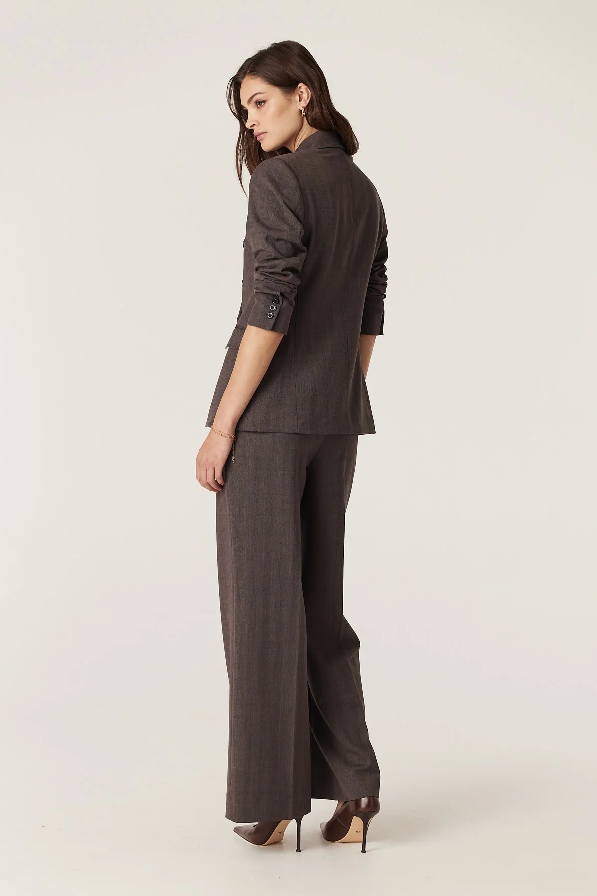 Fletcher Wool Blazer - Mocha - Image 5