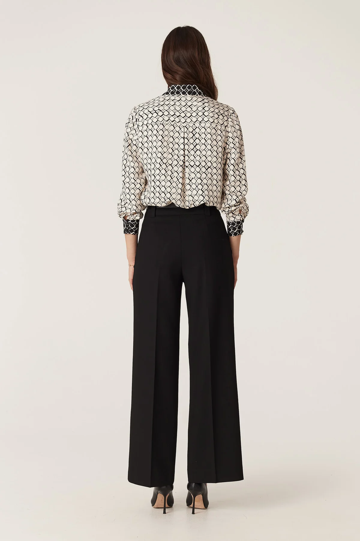 Hamilton Blouse - Ivory Geo Print - Image 5