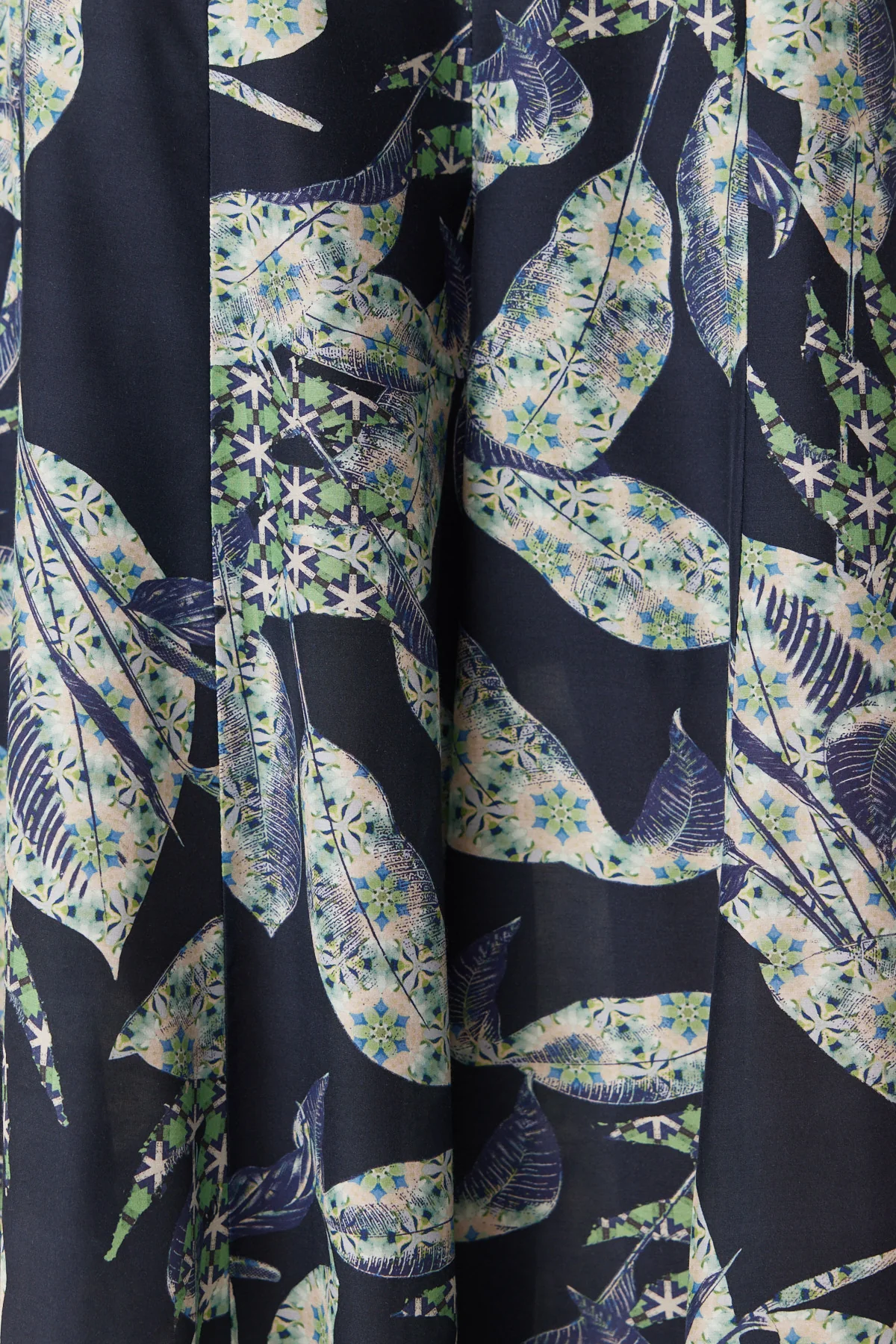 Havana Wide Leg Pant - Navy Floral - Image 6