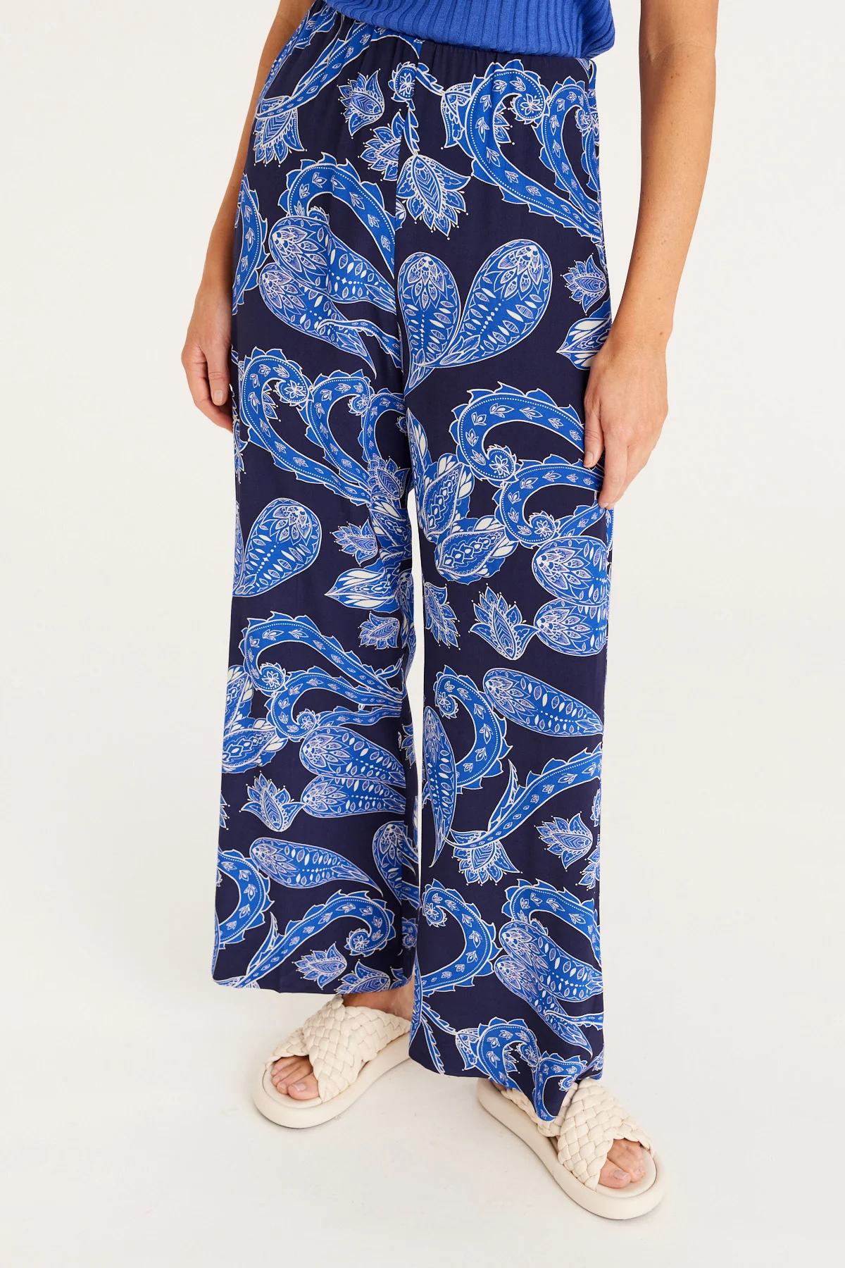 Helena Pant - Paisley Blue - Image 4