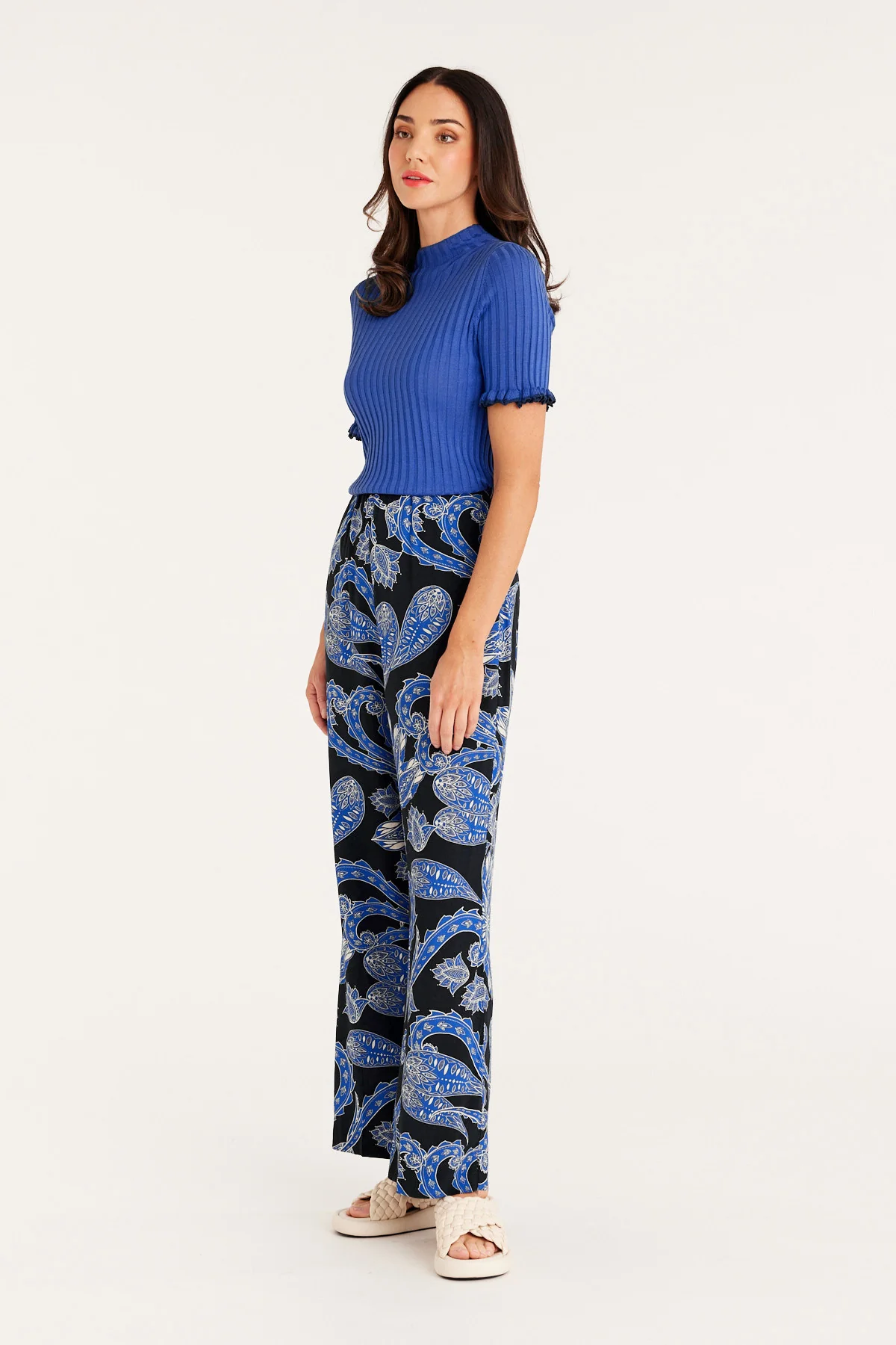 Helena Pant - Paisley Blue - Image 5