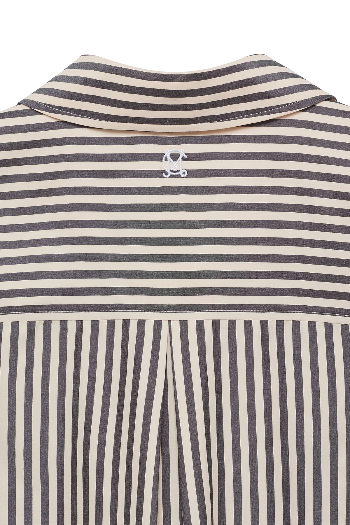 Jamie Stripe Shirt - Khaki Stripe - Image 8