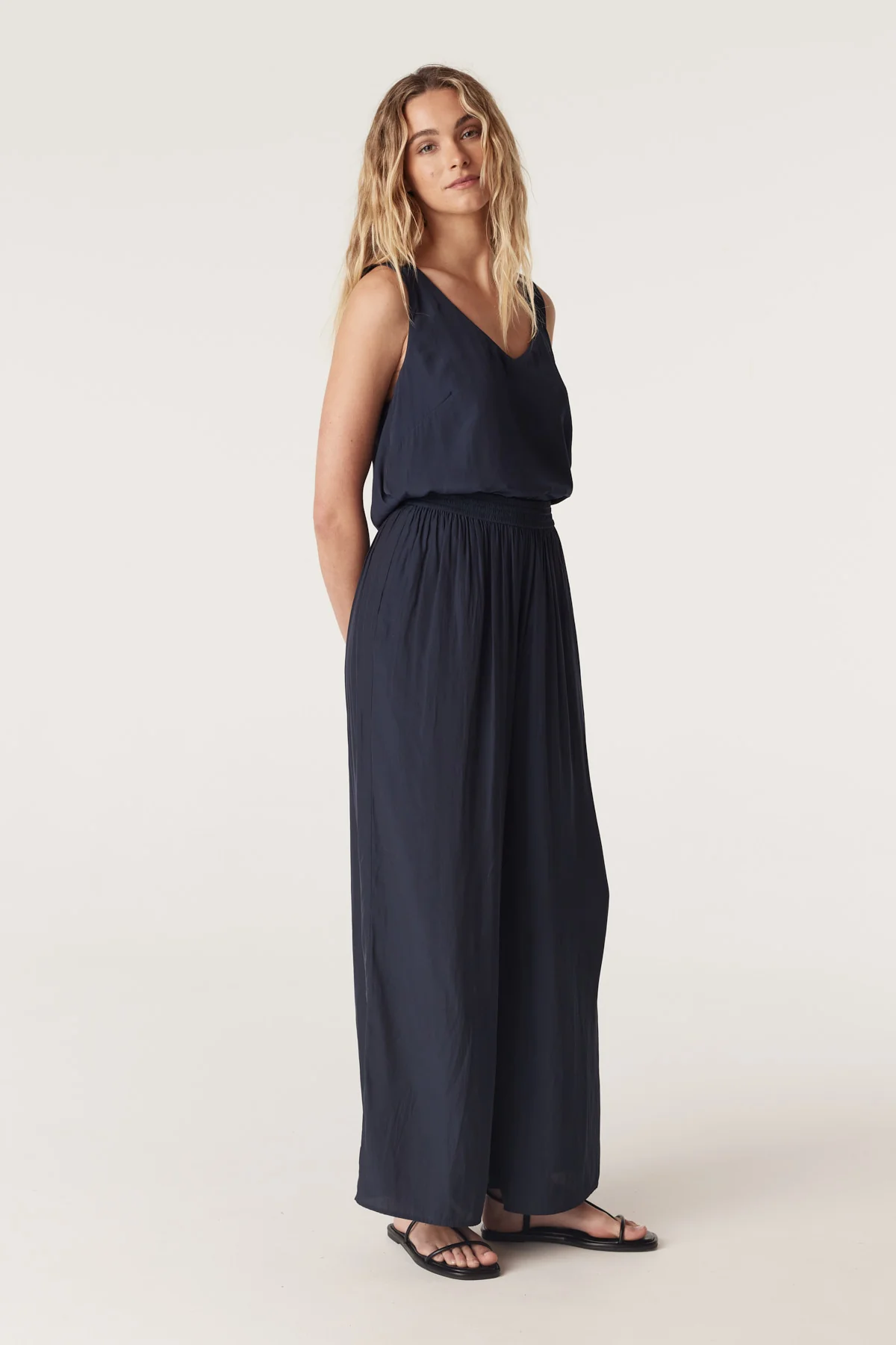 Kahlo Cami - Navy - Image 4