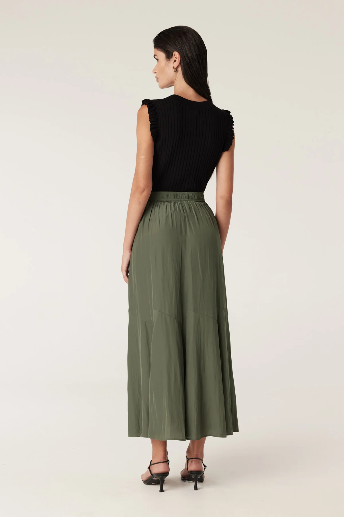 Reed Skirt - Olive - Image 5