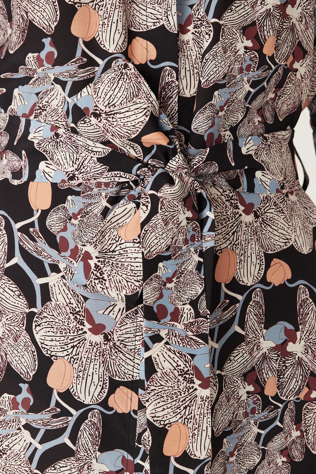 Leigh Midi Dress - Orchid Print - Image 7