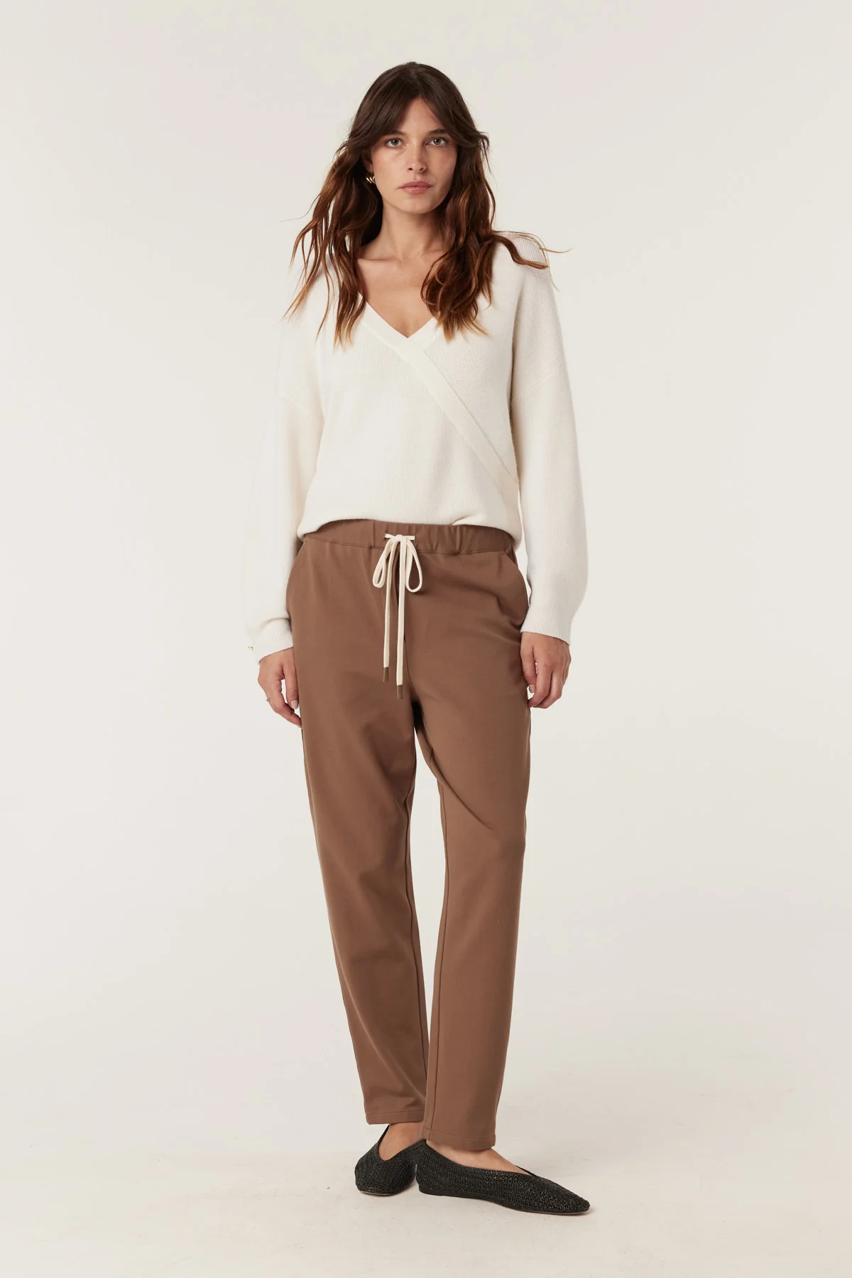 Luca Twill Jogger - Tobacco