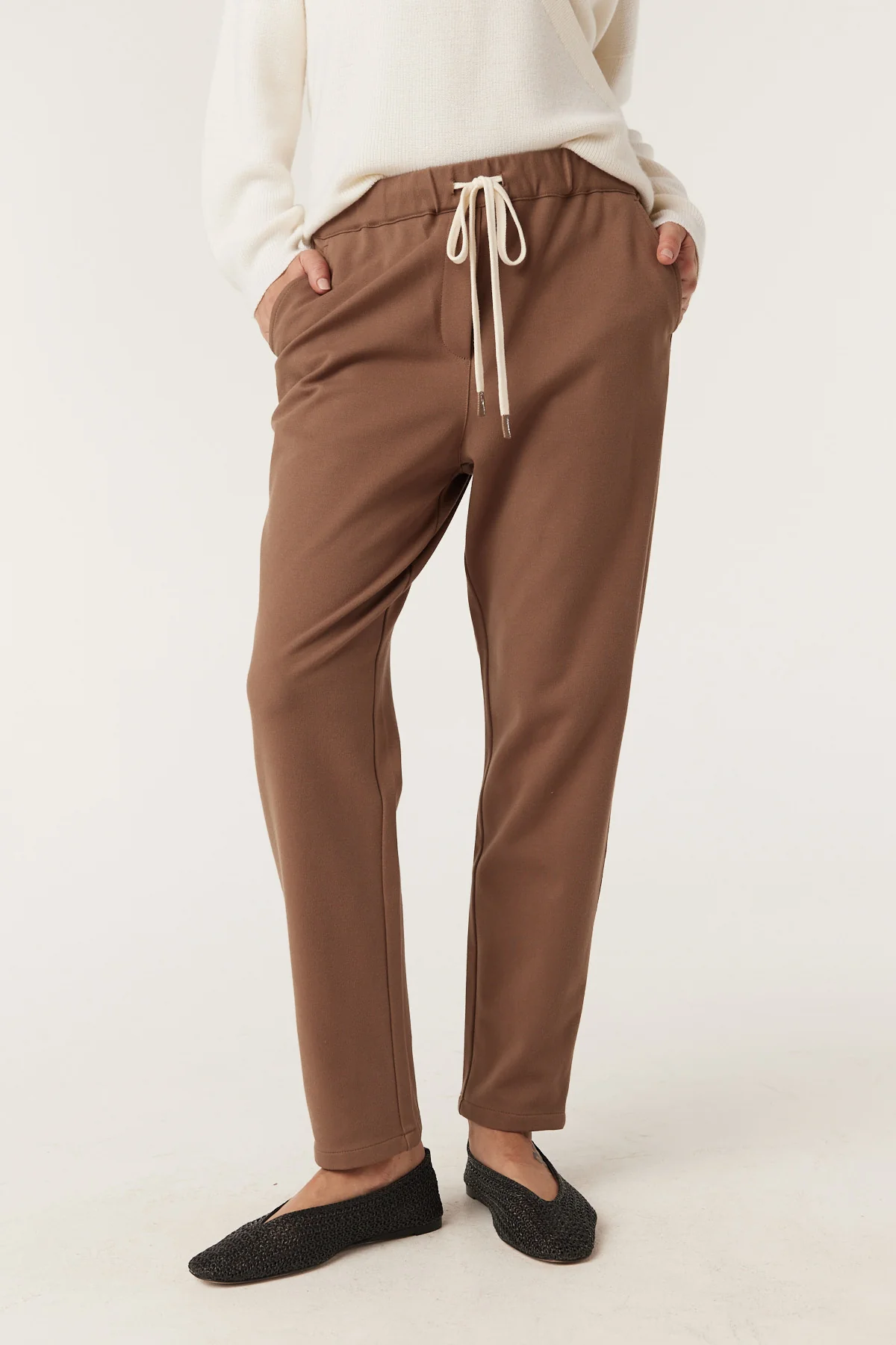 Luca Twill Jogger - Tobacco - Image 3