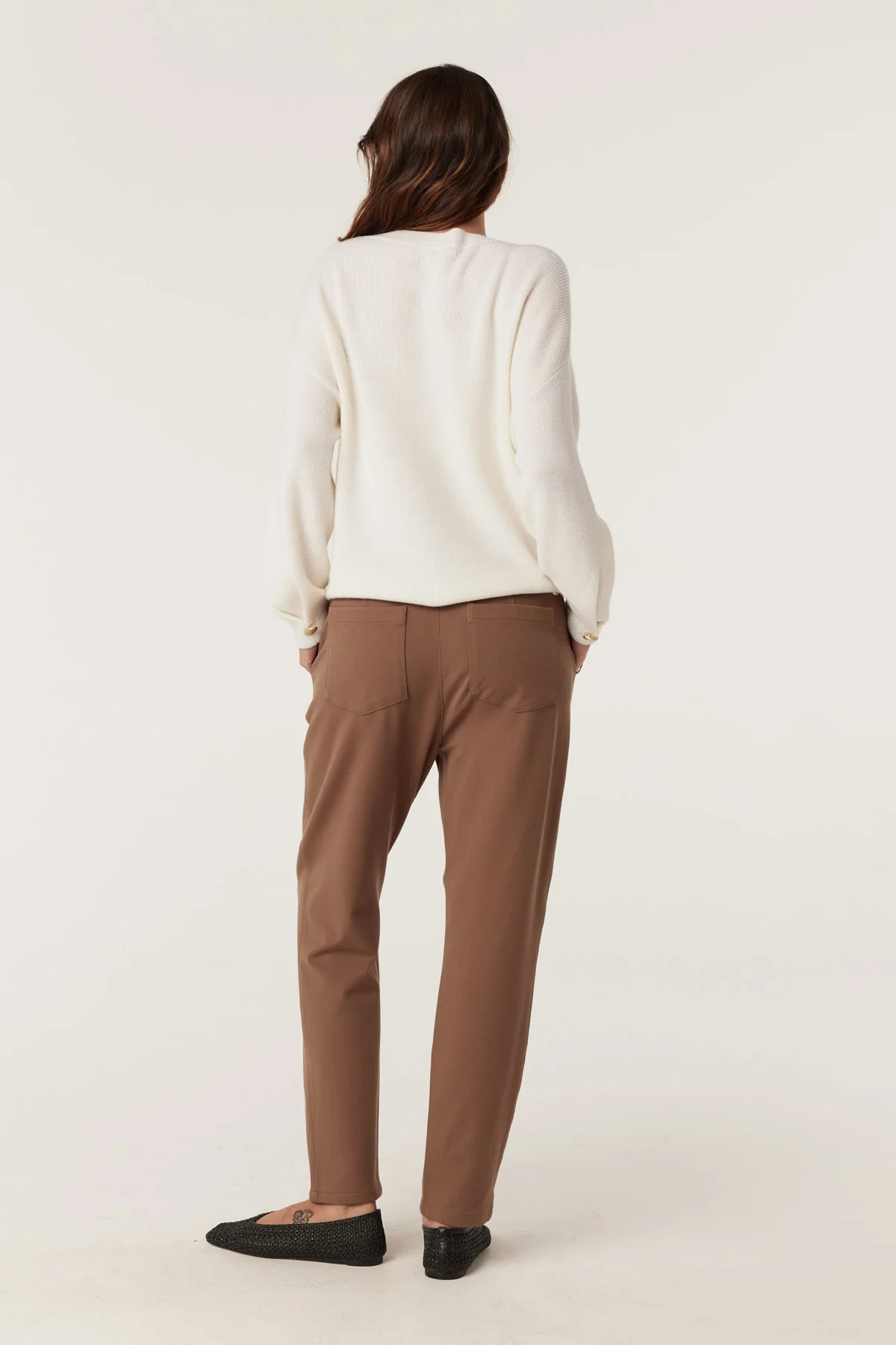 Luca Twill Jogger - Tobacco - Image 5