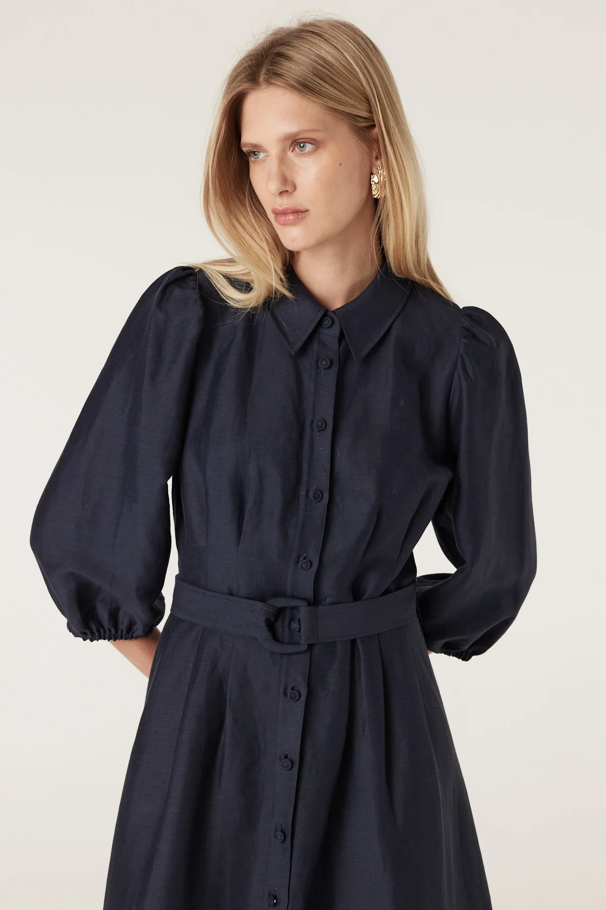 Manly Dress - Navy - Image 4