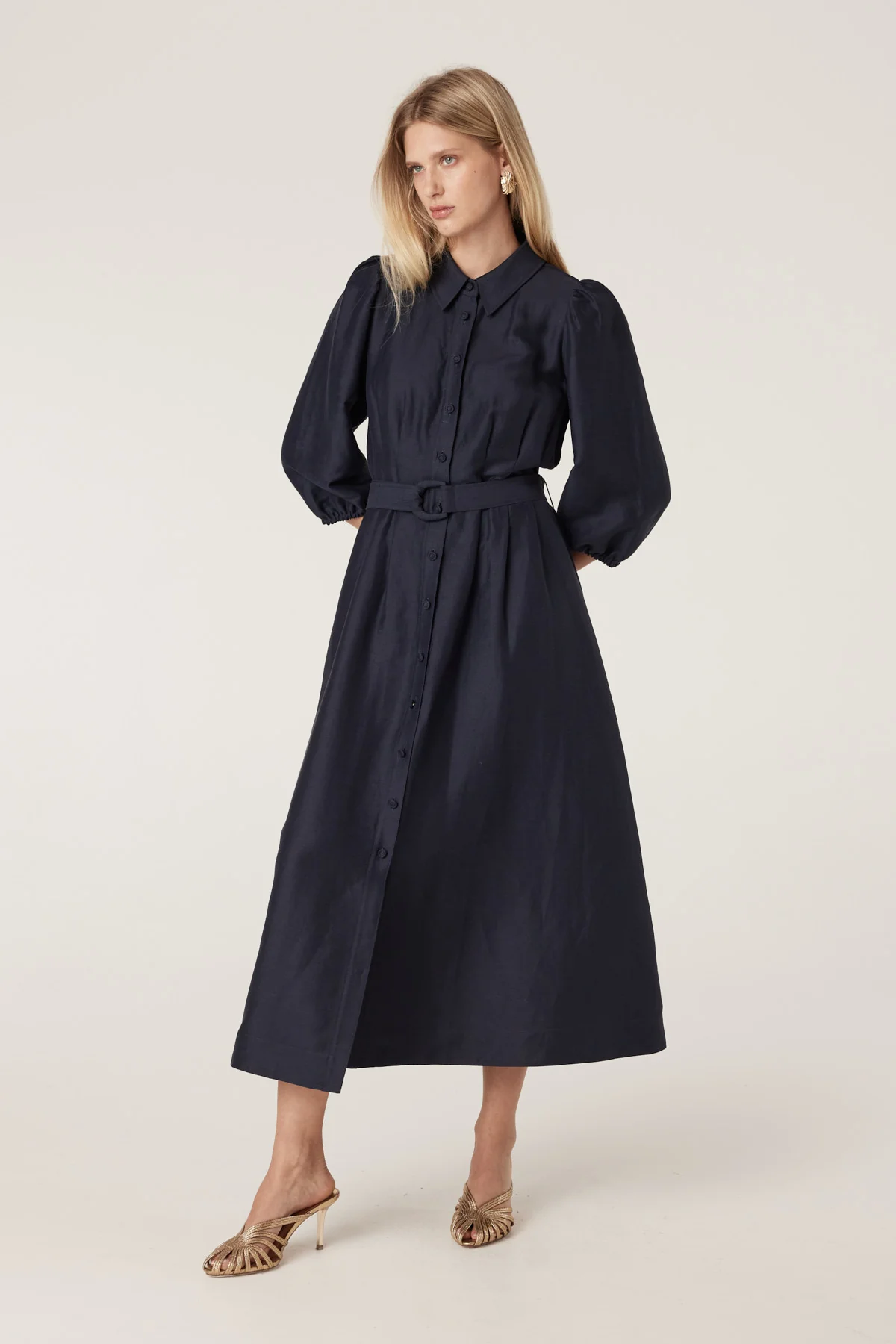 Manly Dress - Navy - Image 5