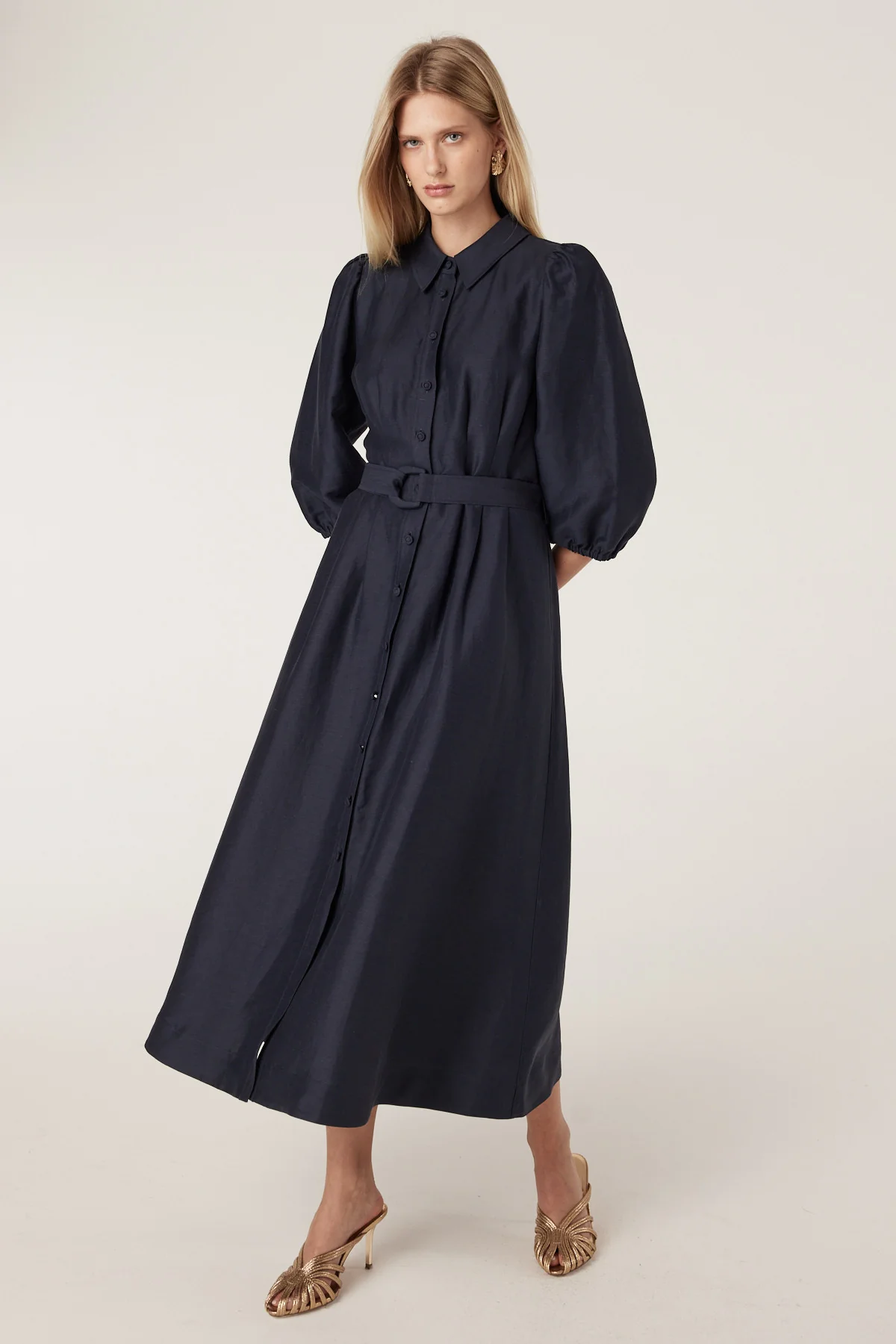 Manly Dress - Navy - Image 7
