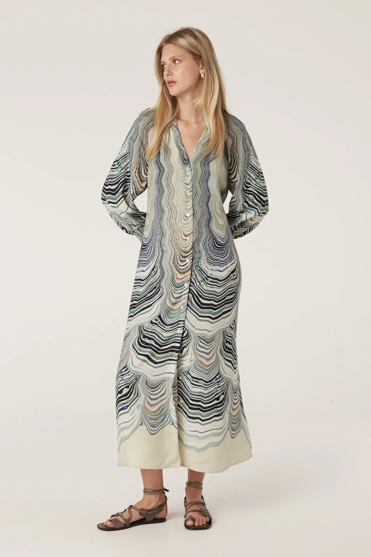 Maxime Dress - Shell Print - Image 7