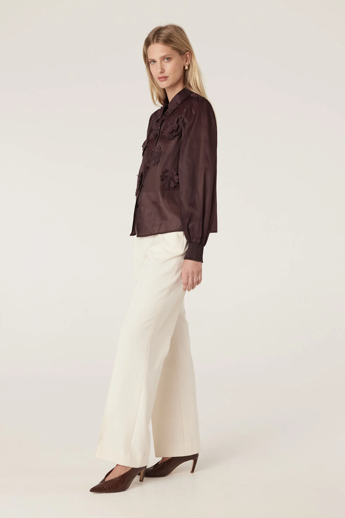 Mirage Blouse - Raisin - Image 4