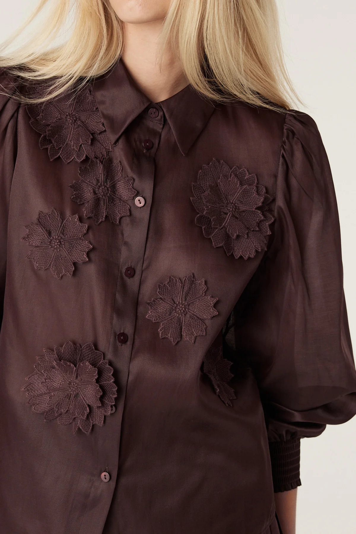 Mirage Blouse - Raisin - Image 6