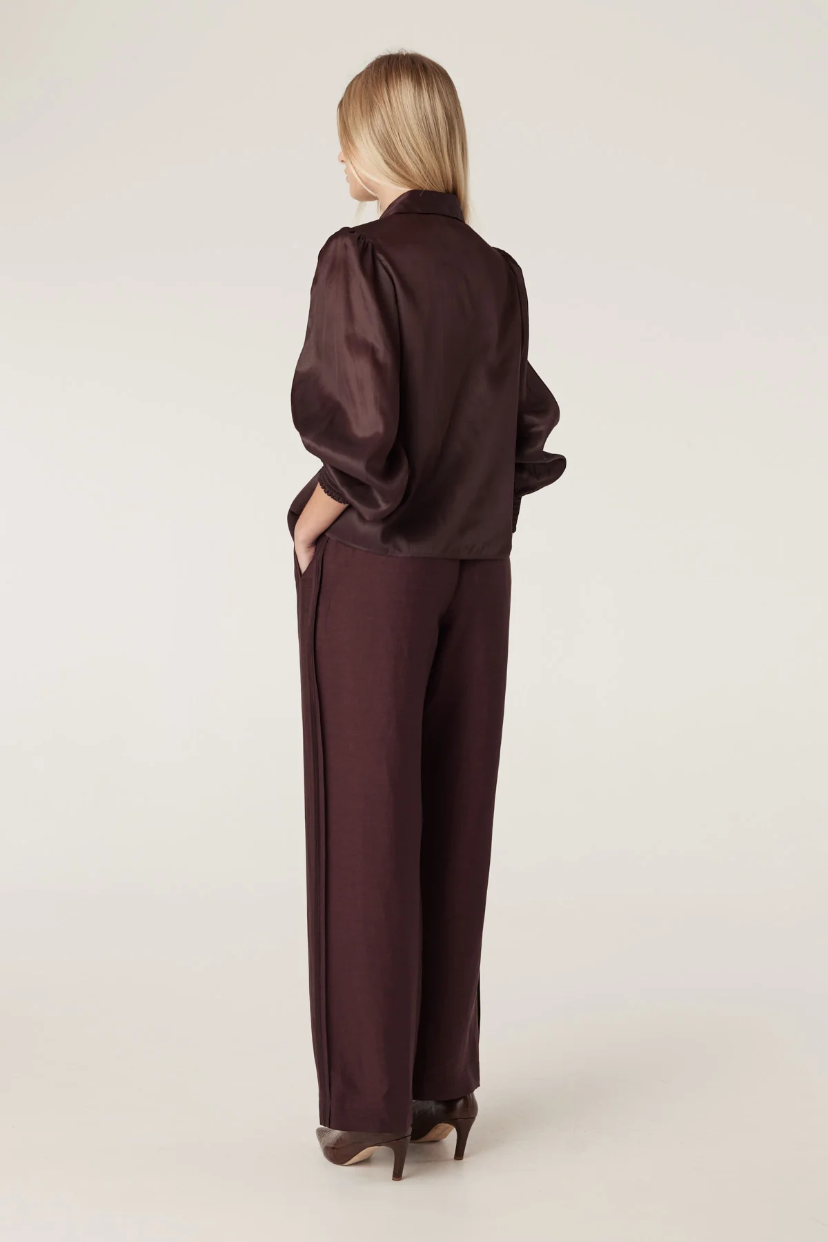 Mirage Blouse - Raisin - Image 8