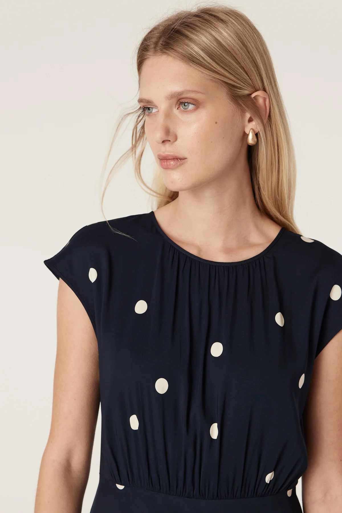 Muse Dress - Navy Spot - Image 4