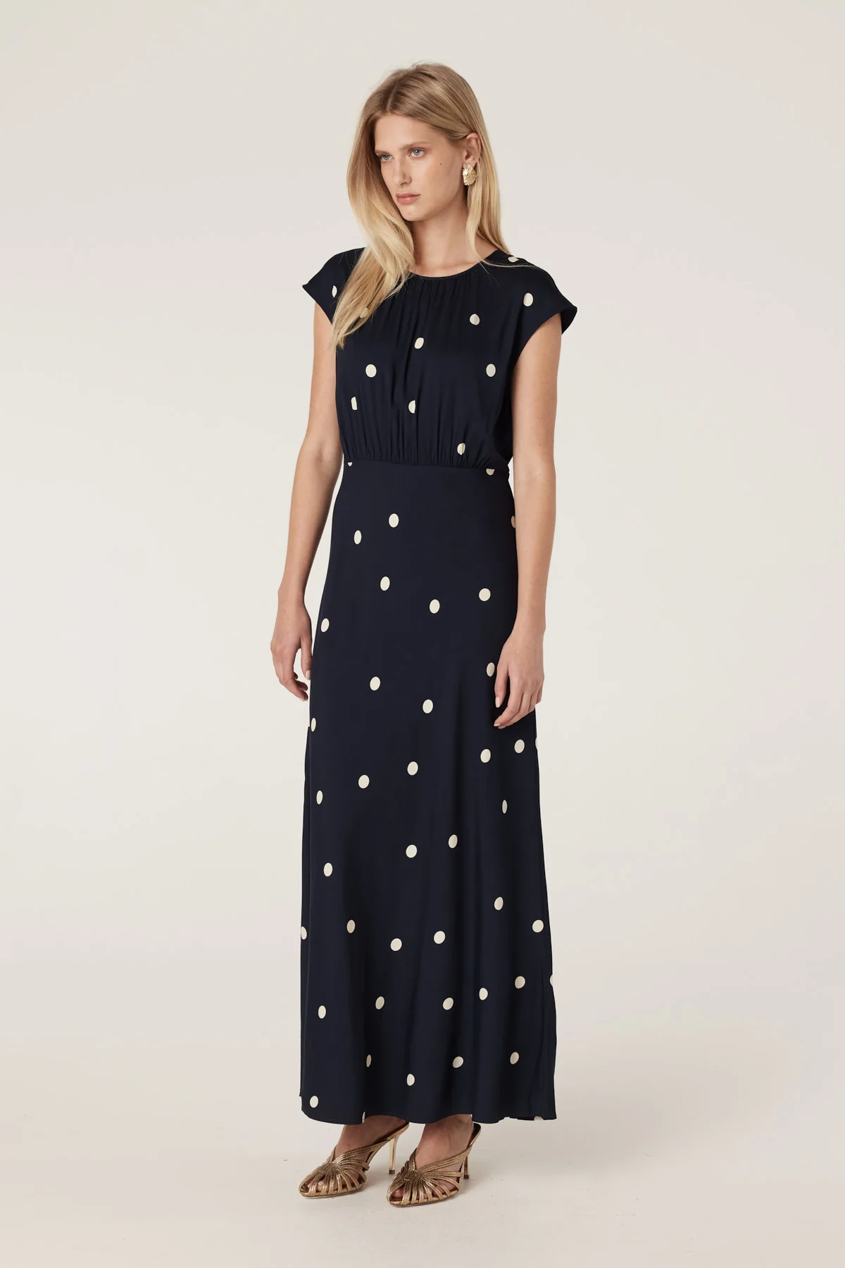Muse Dress - Navy Spot - Image 5