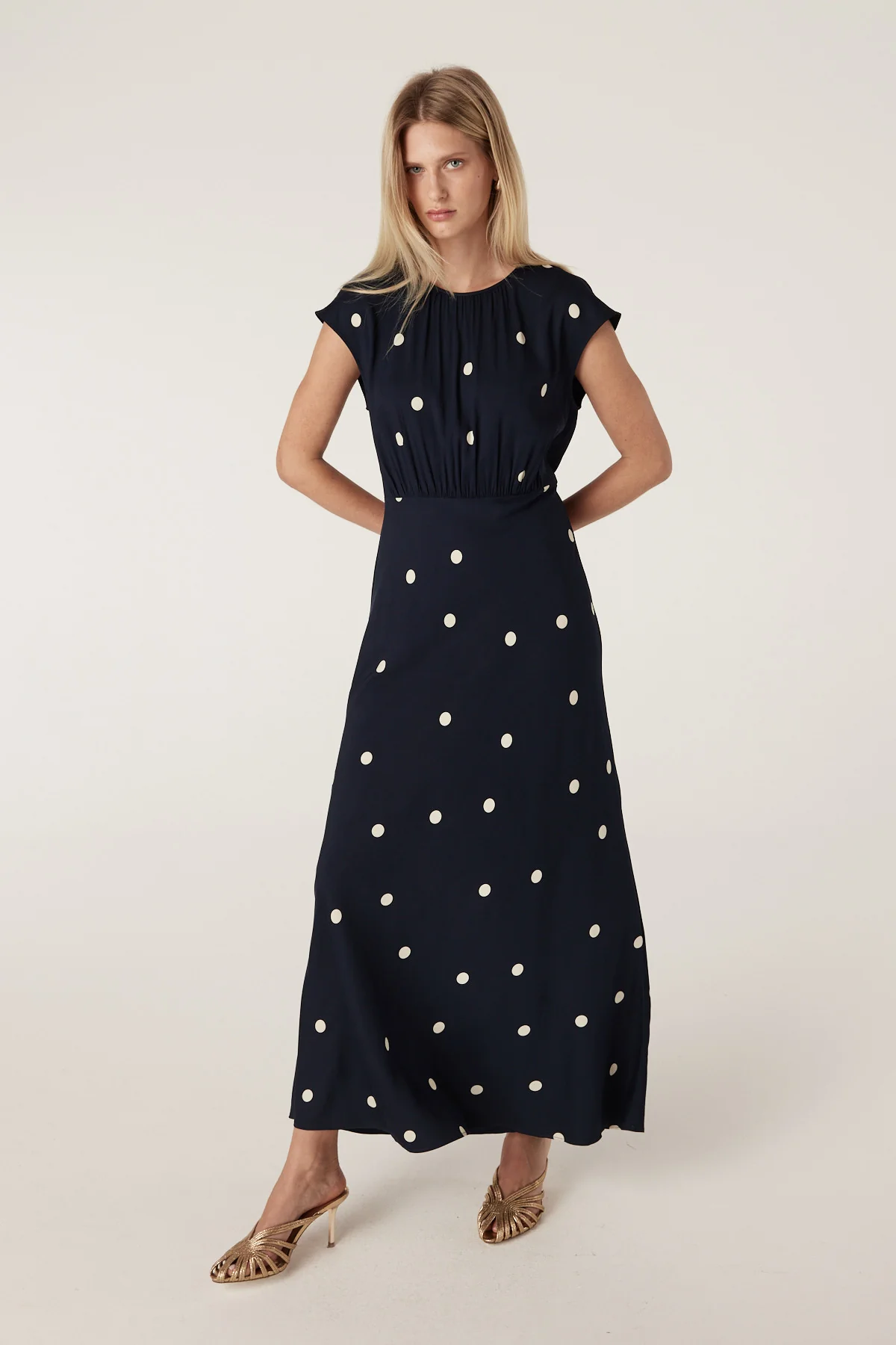 Muse Dress - Navy Spot - Image 7