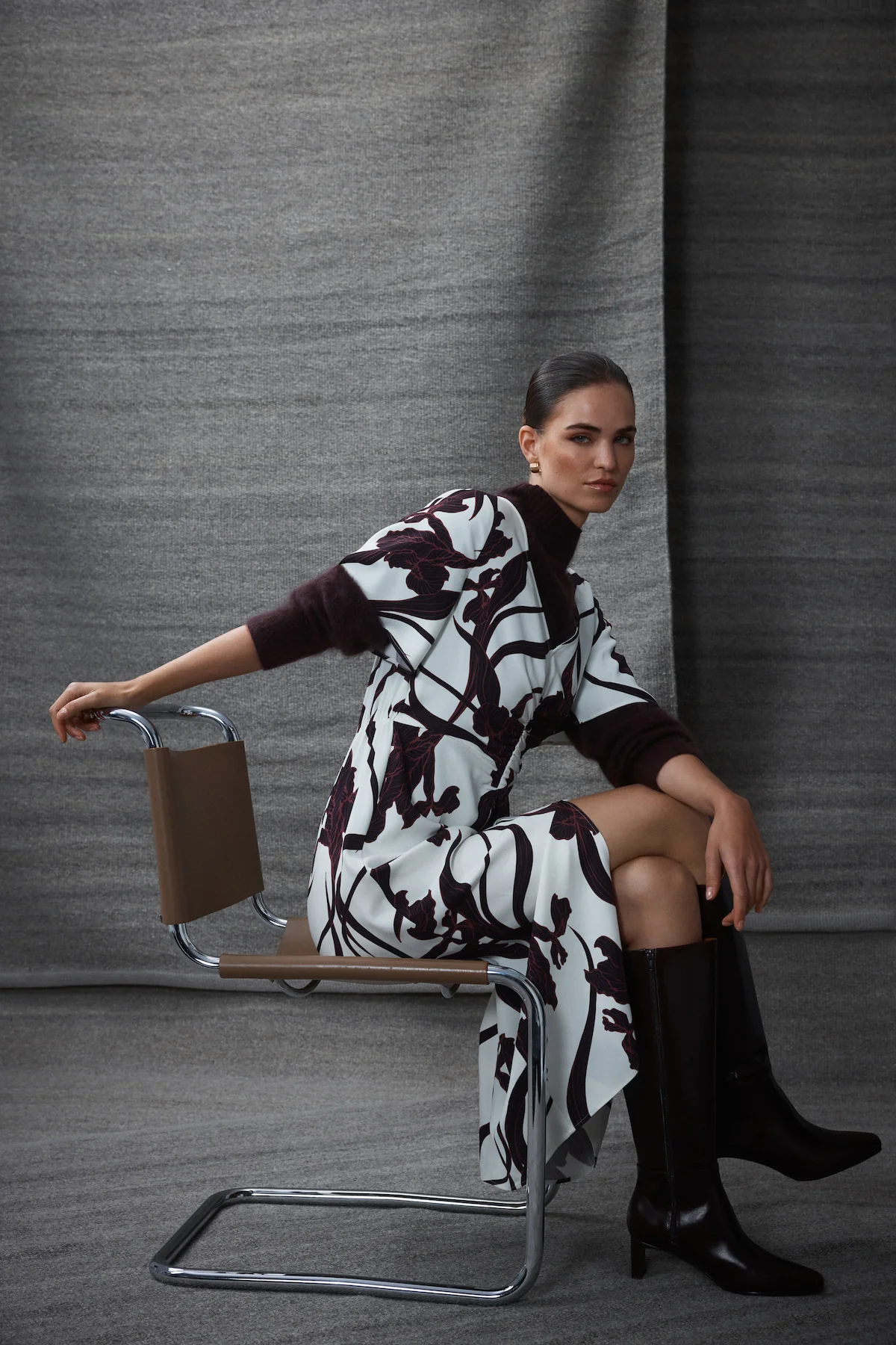Neve Dress - Iris Print - Image 3
