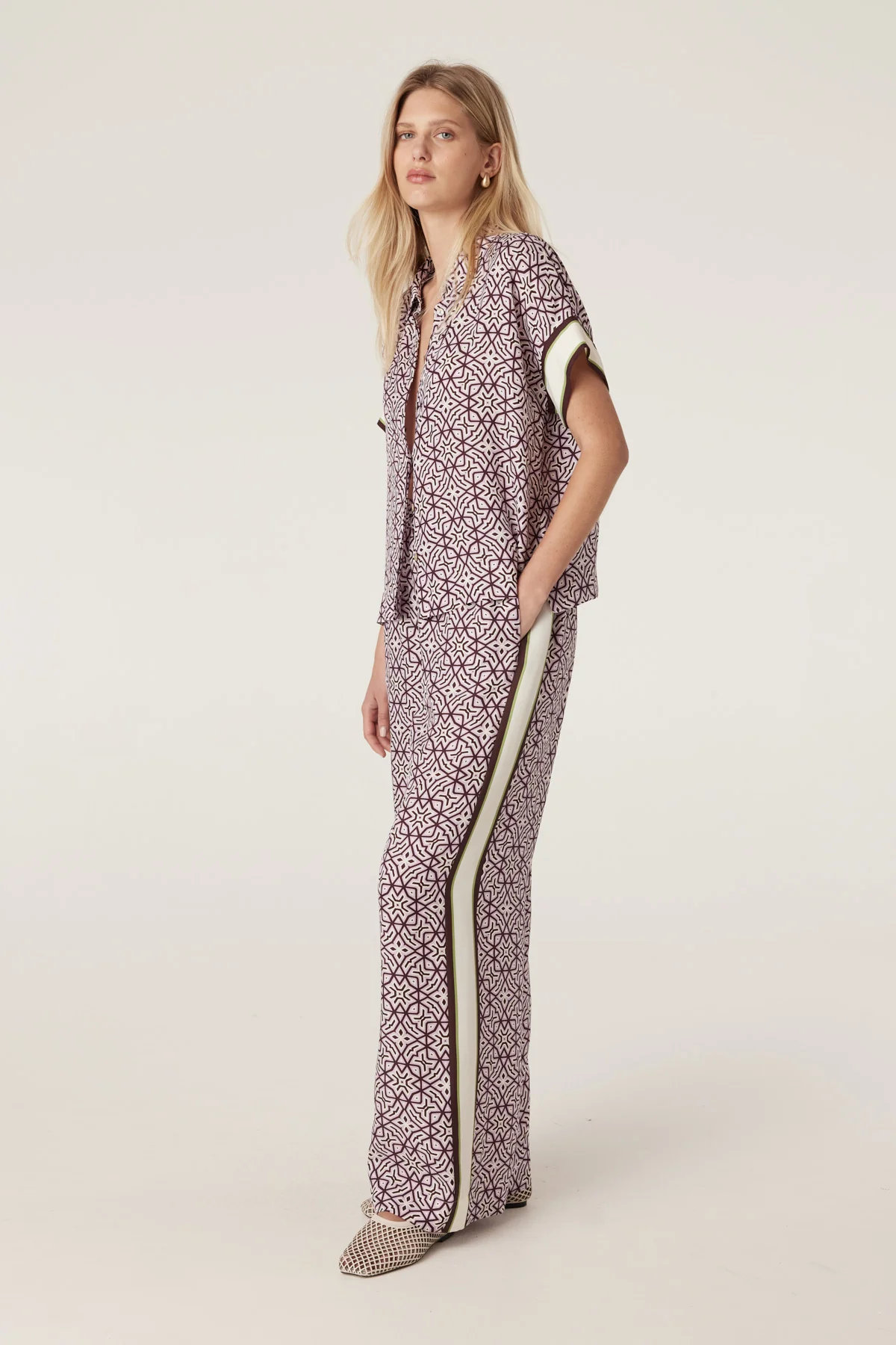 Nova Pant - Lattice Print - Image 5