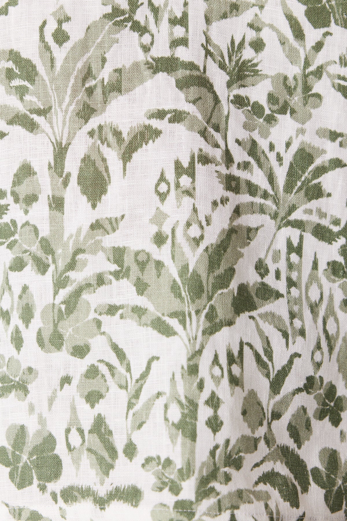Oasis Linen Top - Palm Print - Image 6