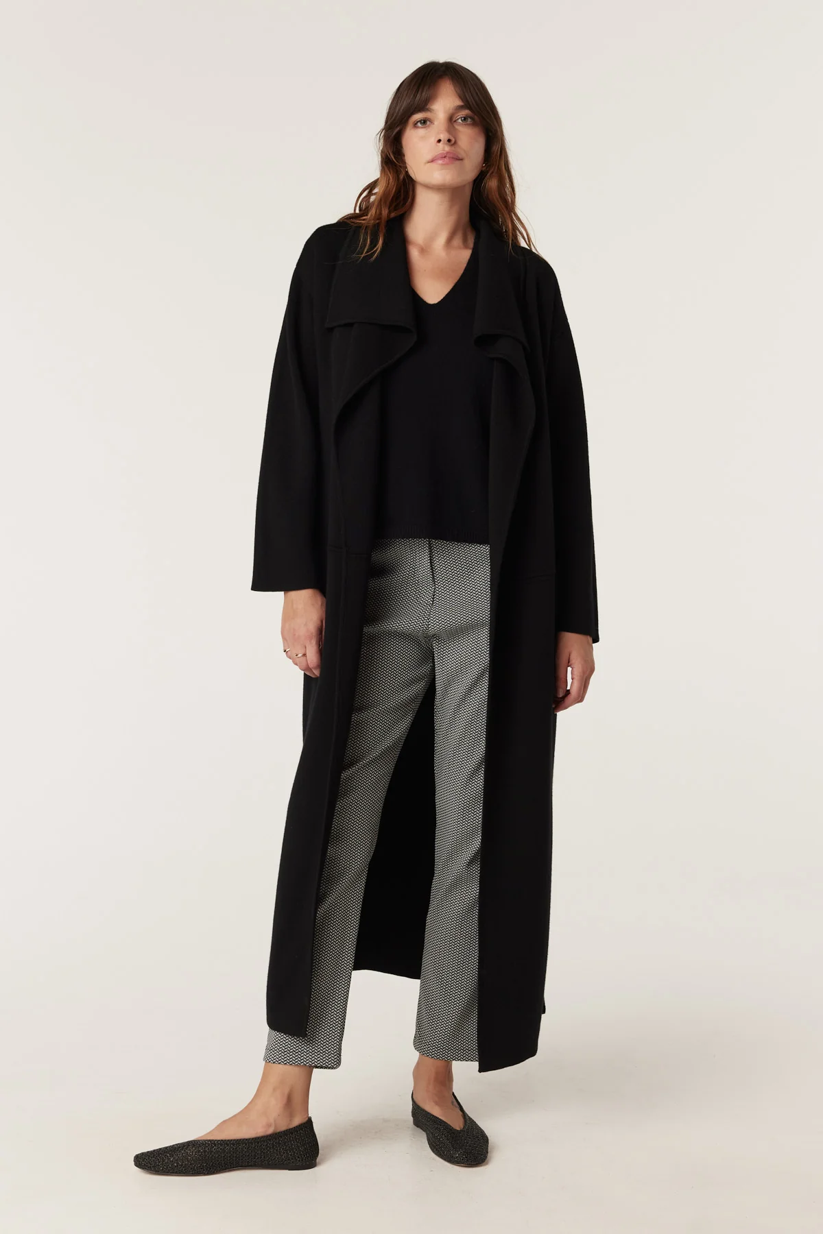 Parsons Merino Cardigan - Black