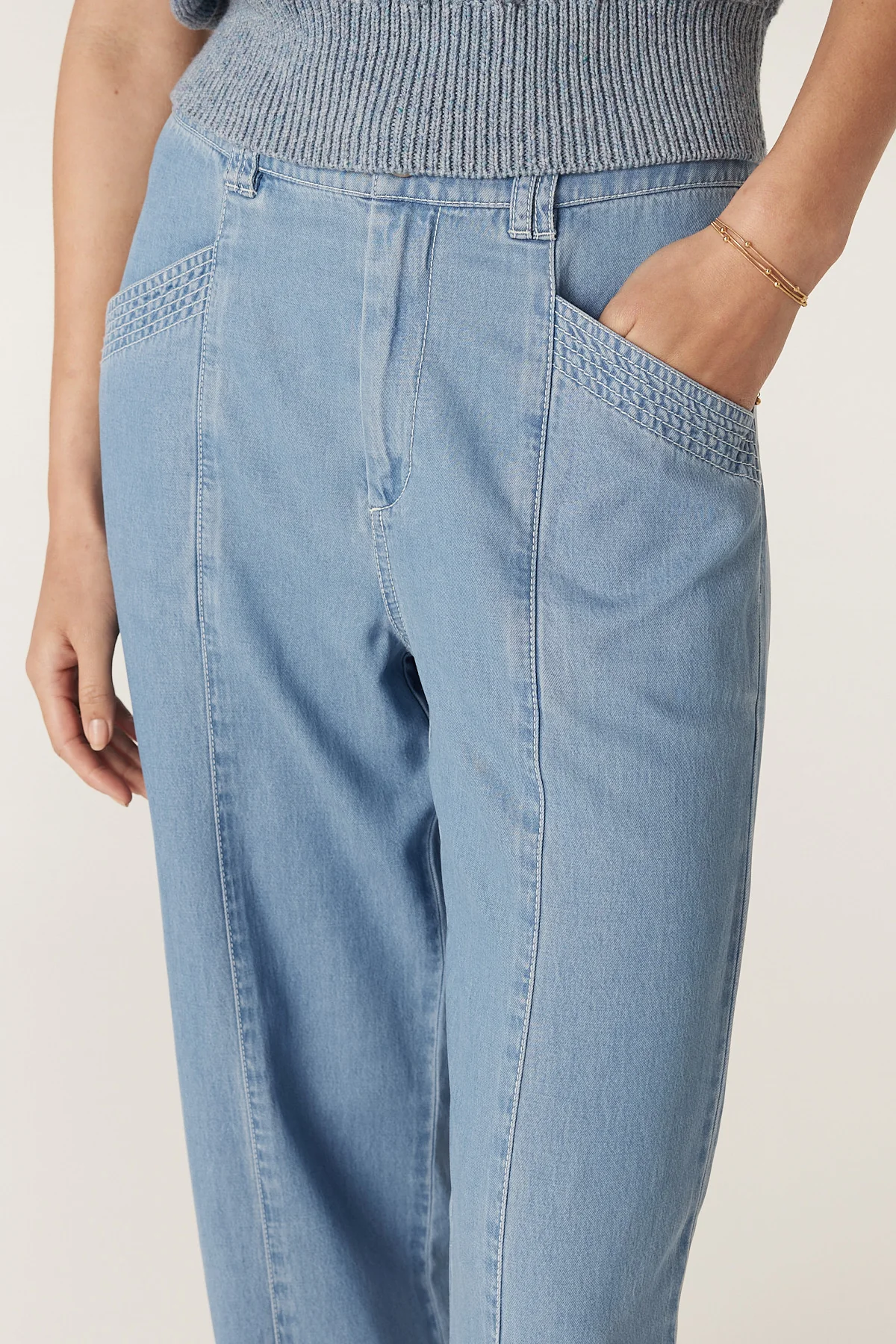 Pearce Pant - Blue - Image 4