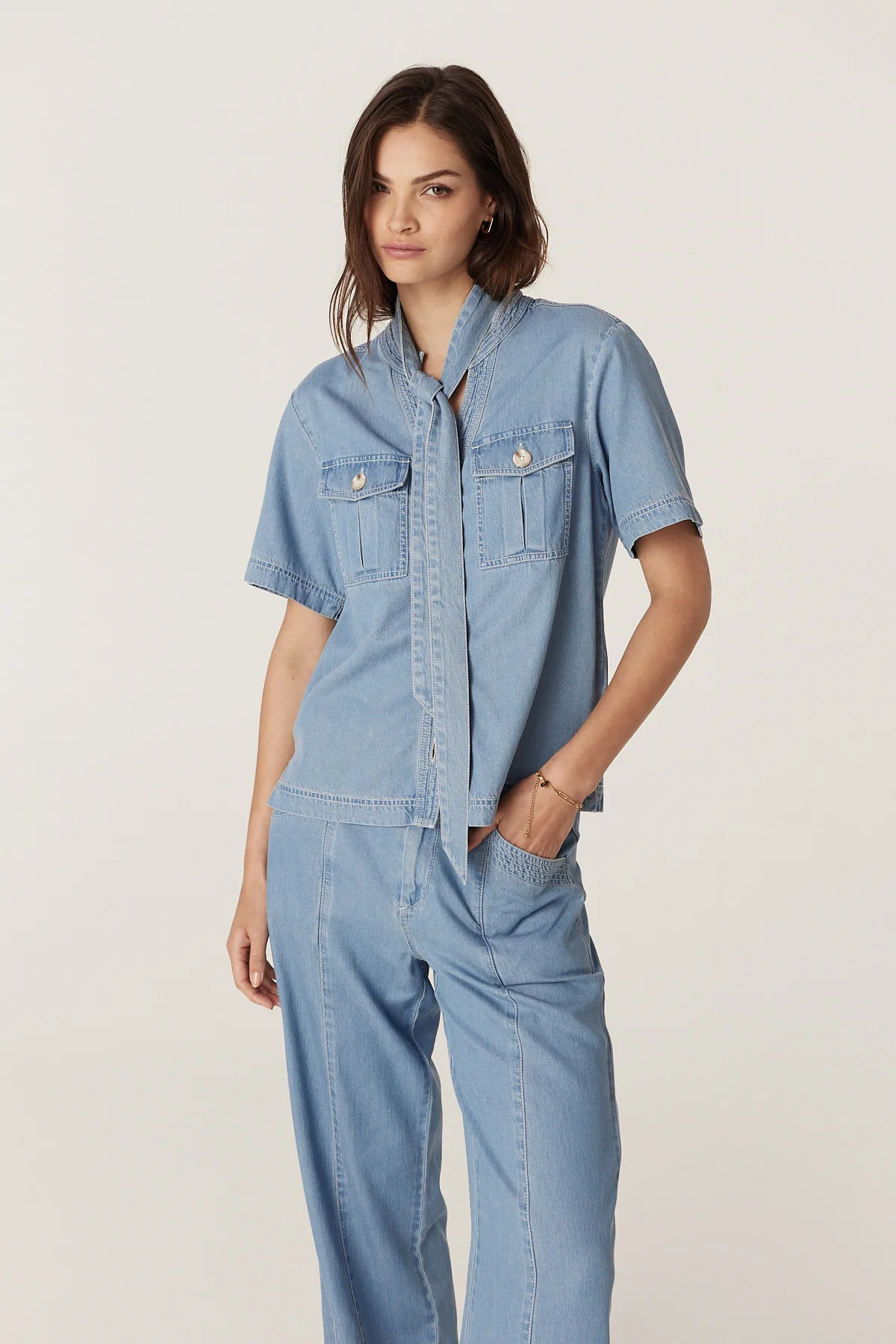 Pearce Top - Blue - Image 7