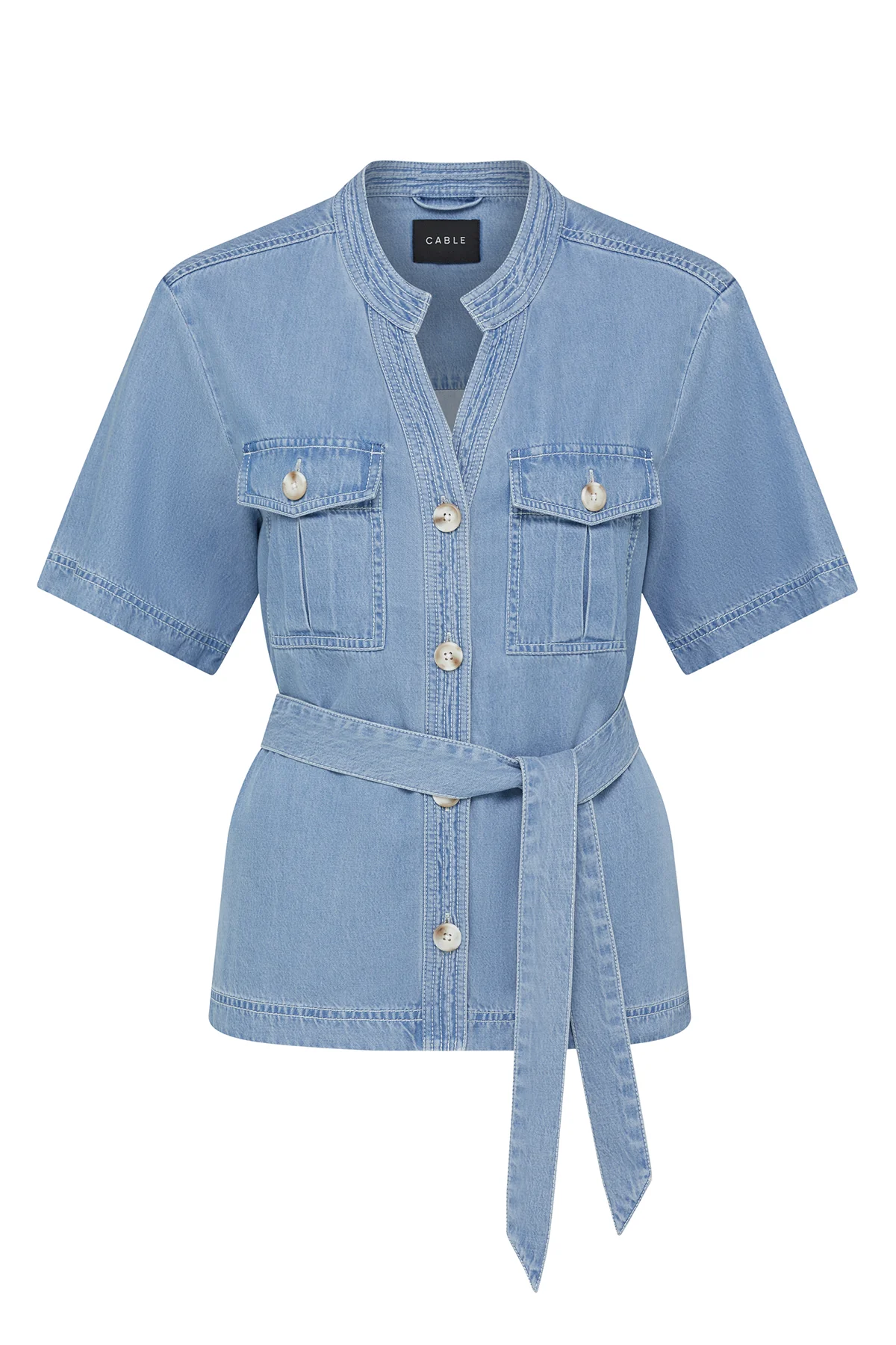 Pearce Top - Blue - Image 8