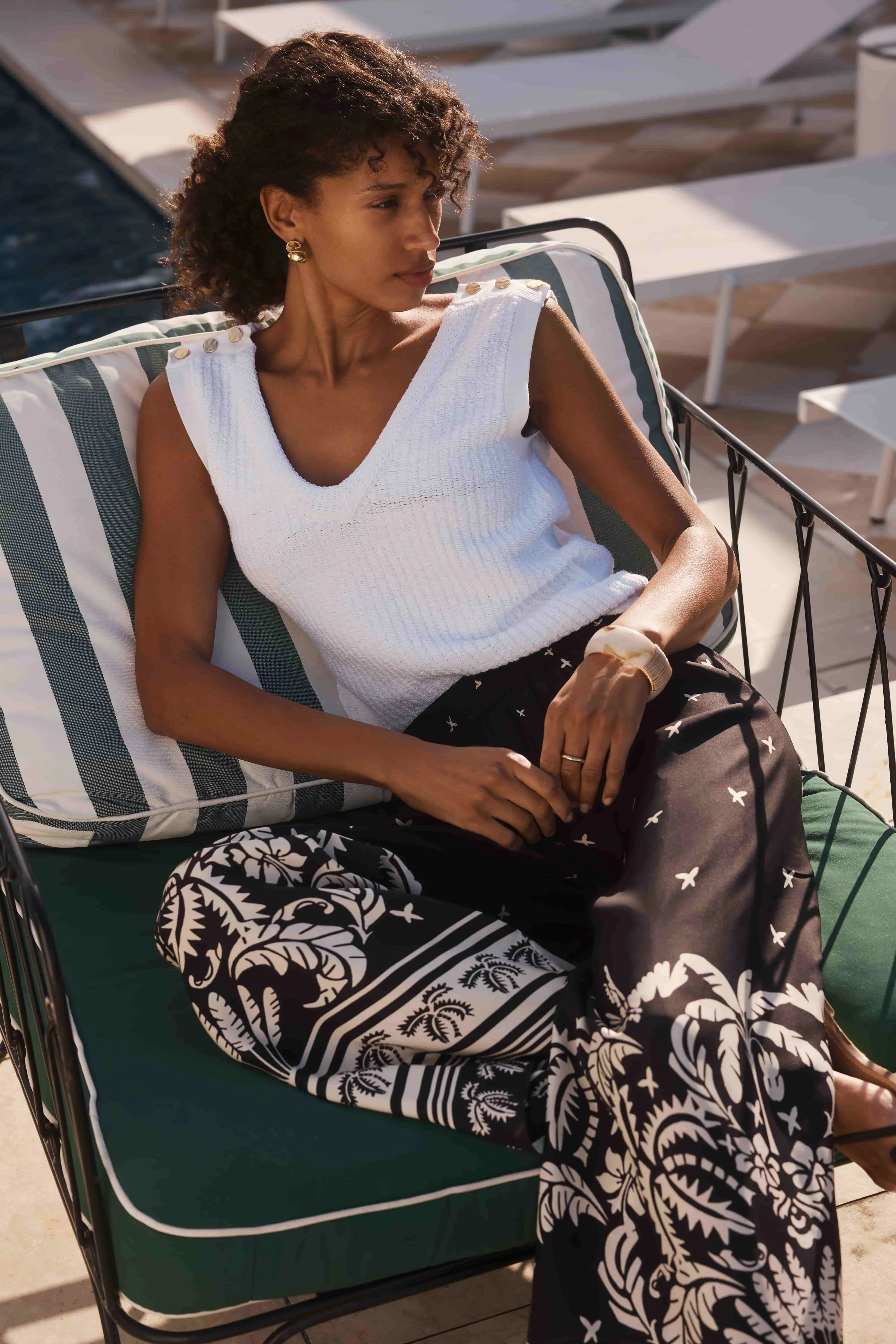 Petra Knit Top - Milk - Image 3